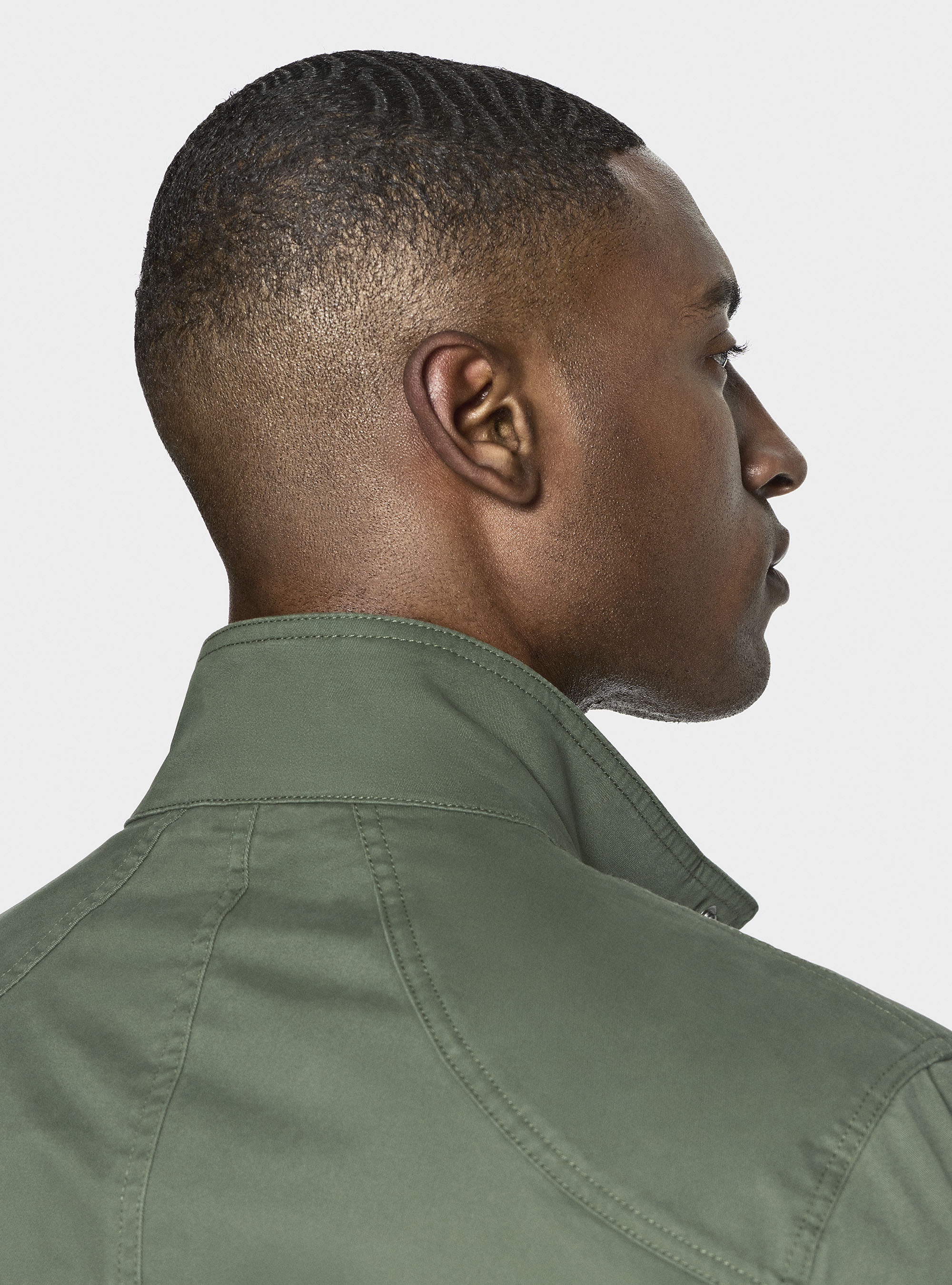Field jacket in twill stretch, MILITARE 0609C