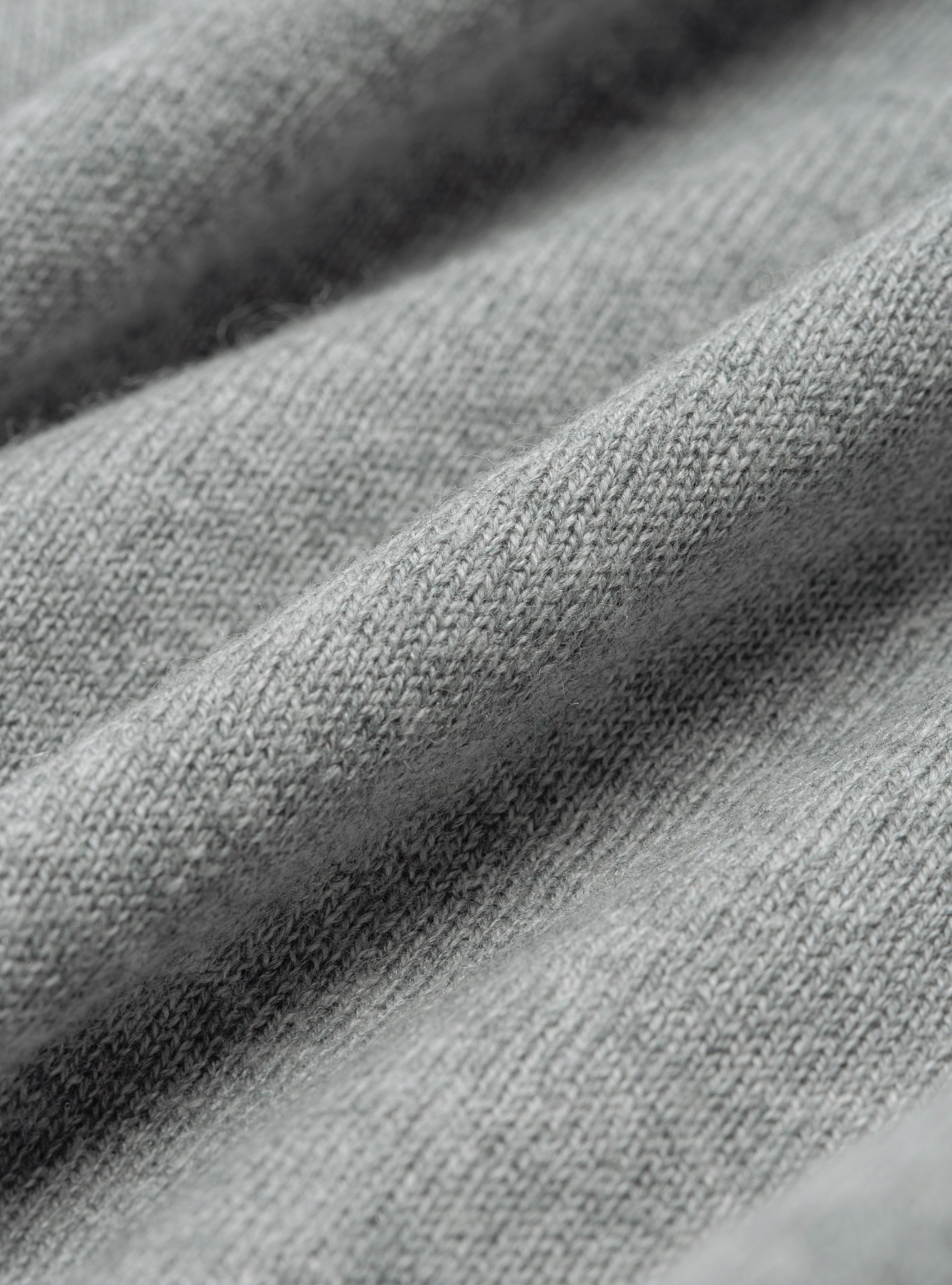 Dolcevita in cotone seta e cashmere, GRIGIO MELANGE 0151C