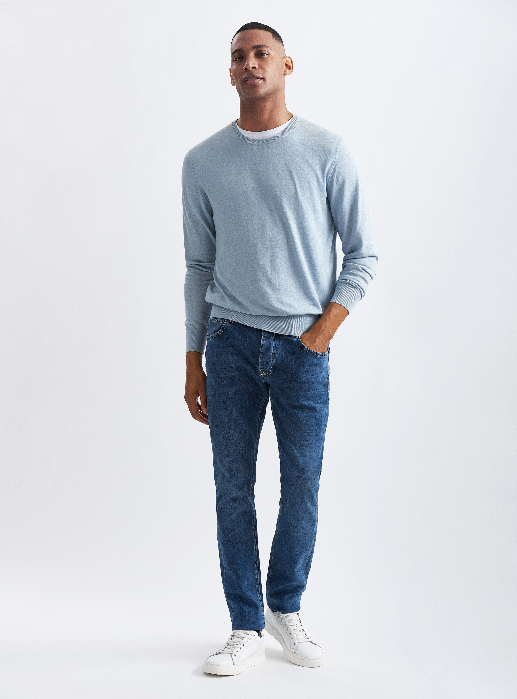 Jeans 5 tasche, BLU NAVY