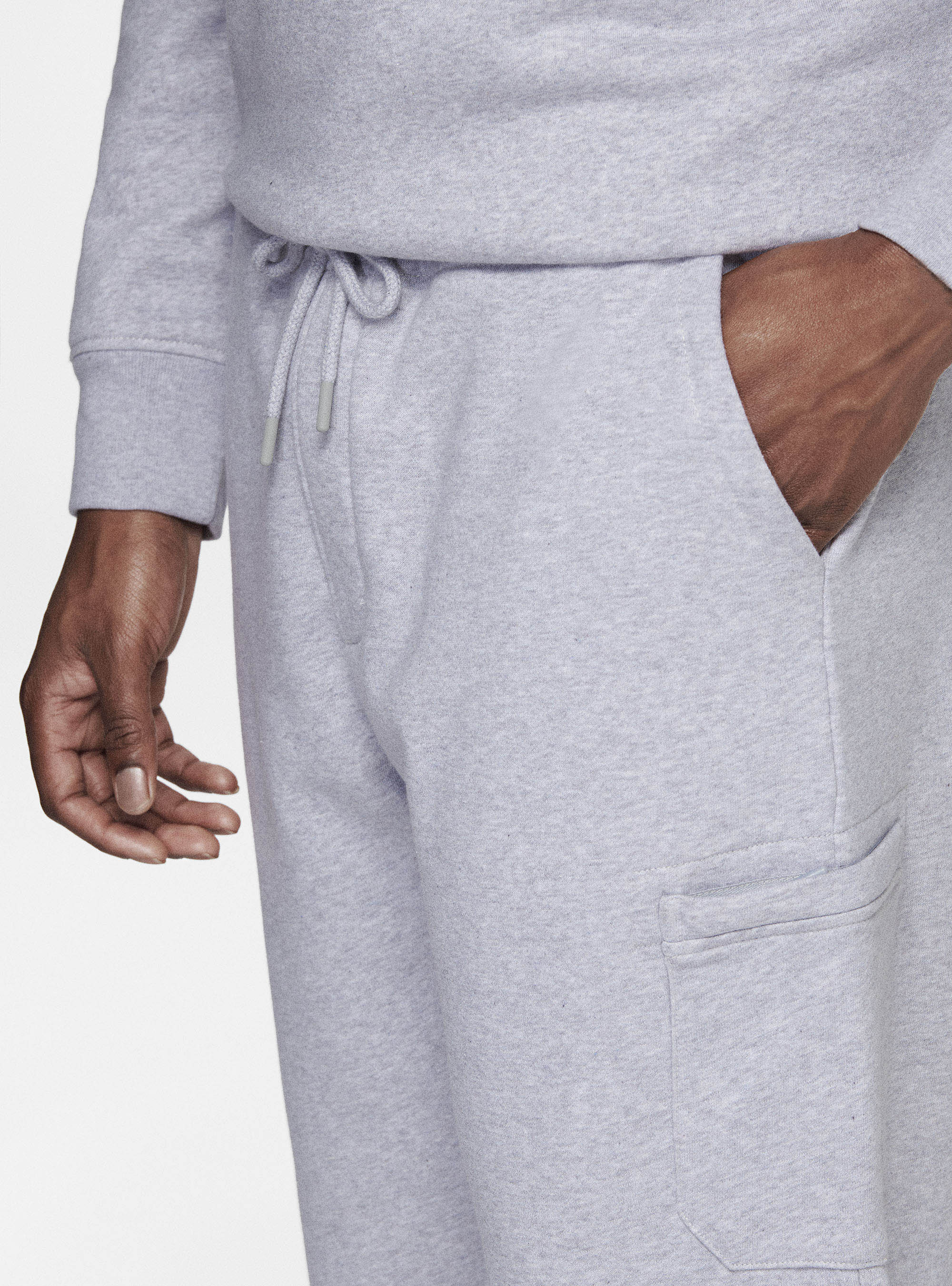 Pantaloni di felpa, GRIGIO MELANGE 0151C