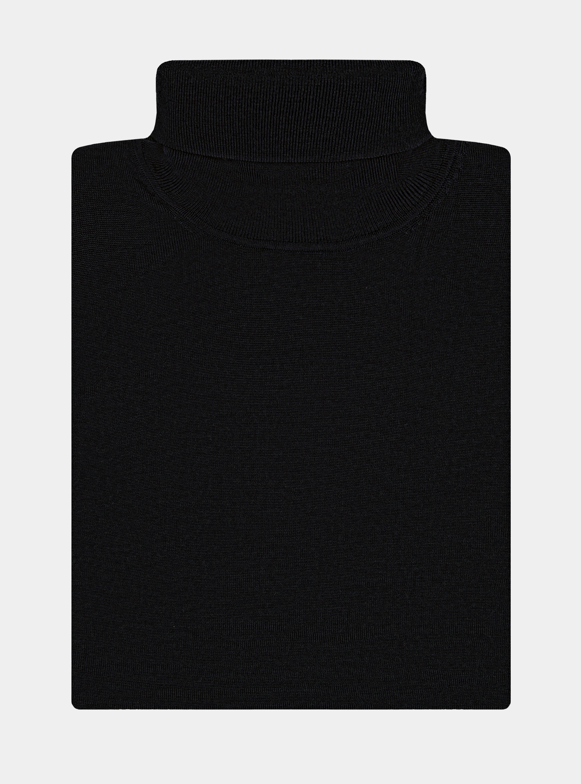 Dolcevita in pura lana merino extrafine, NERO