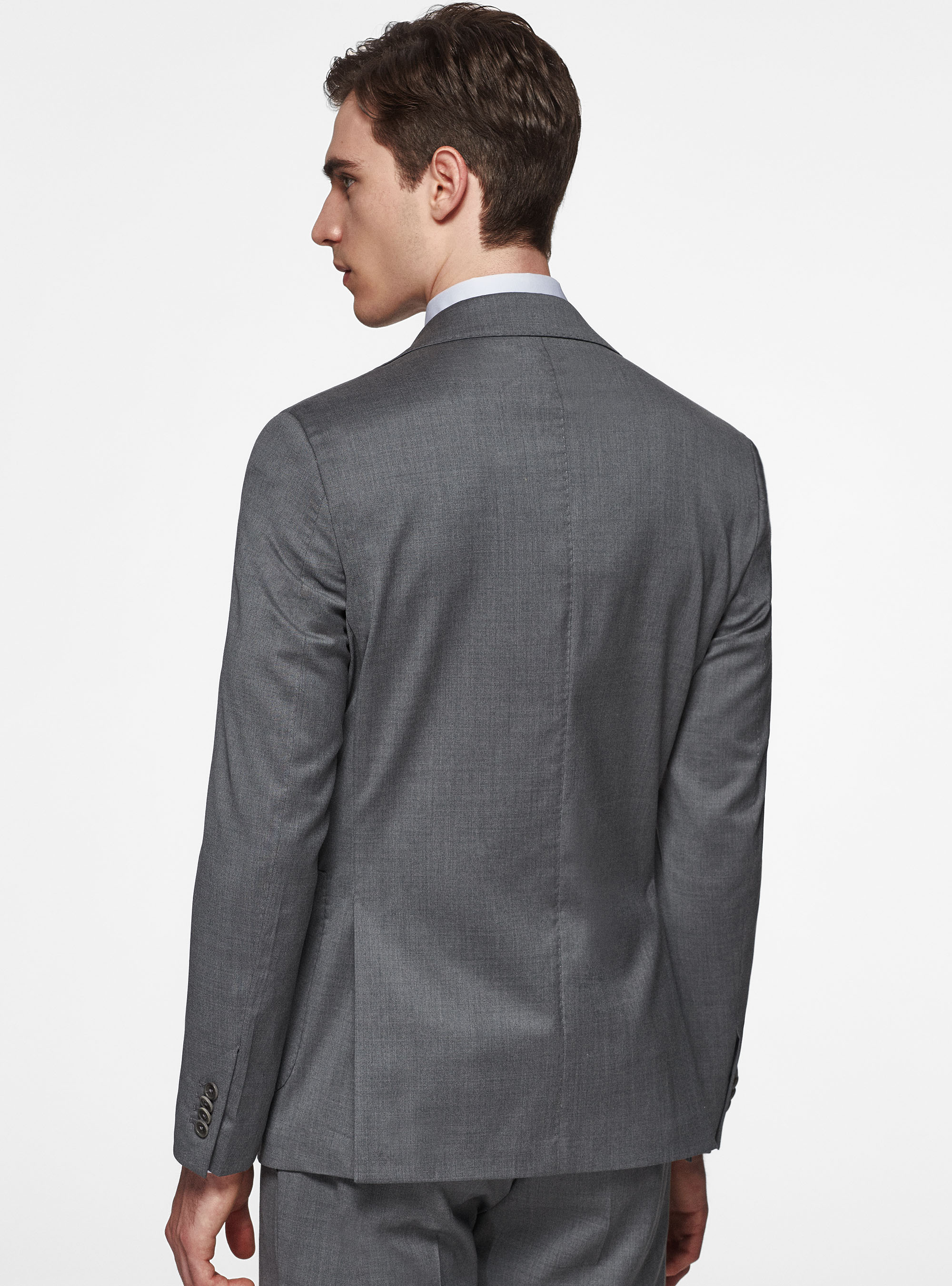 Giacca in pura lana, GRIGIO CHIARO