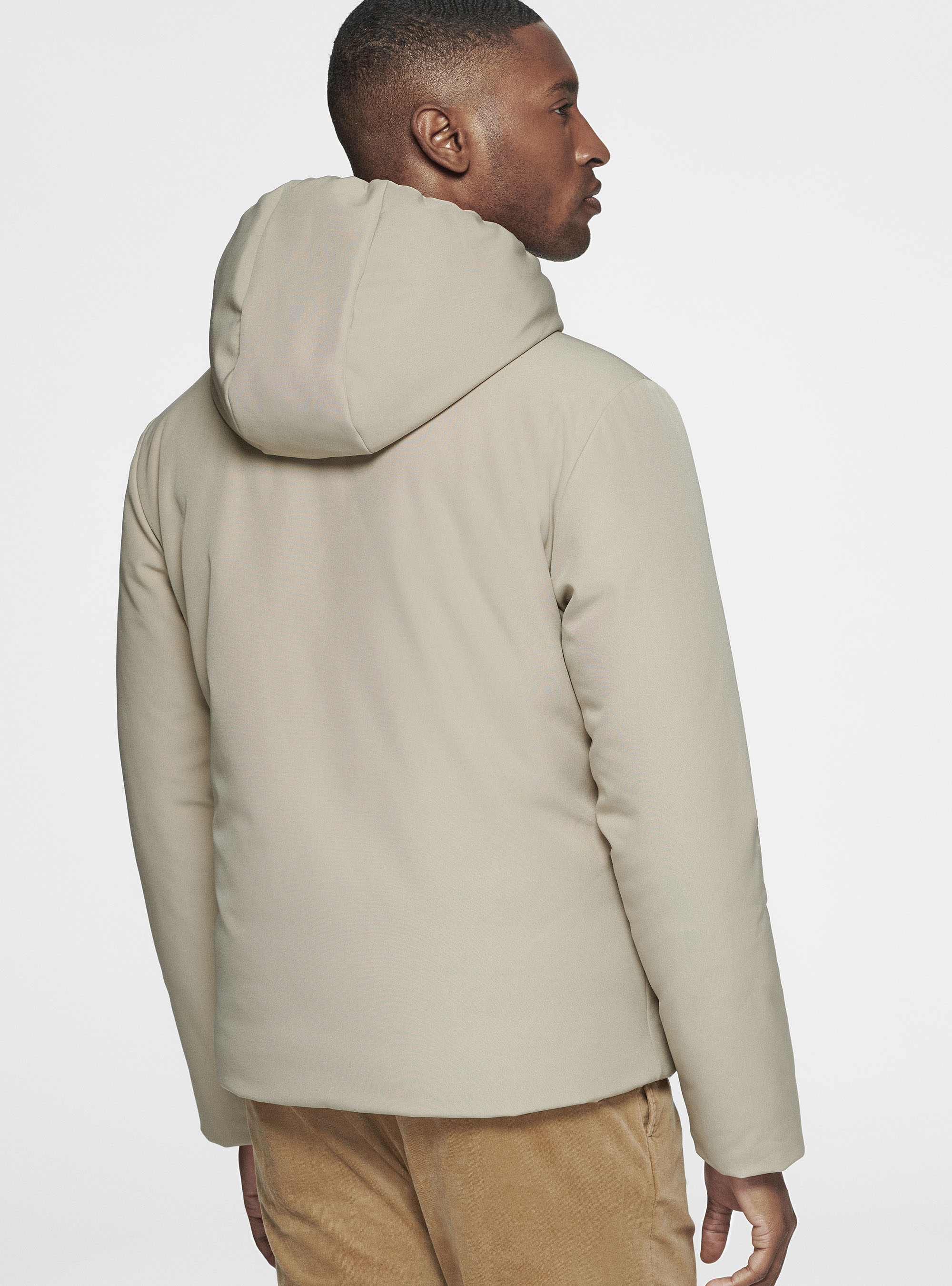 Giubbino reversibile con cappuccio, SABBIA