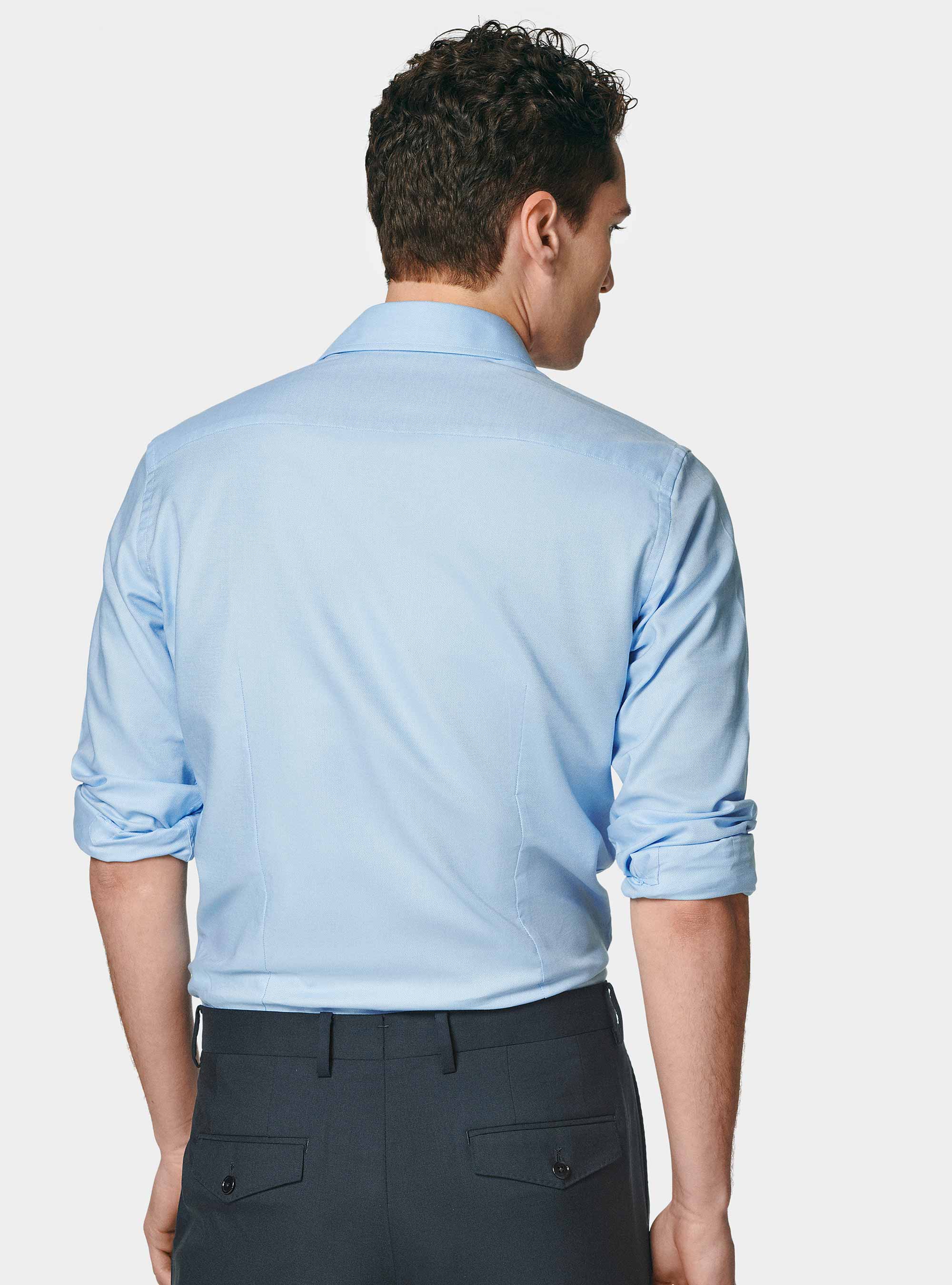 Chemise en coton oxford, BLEU CIEL