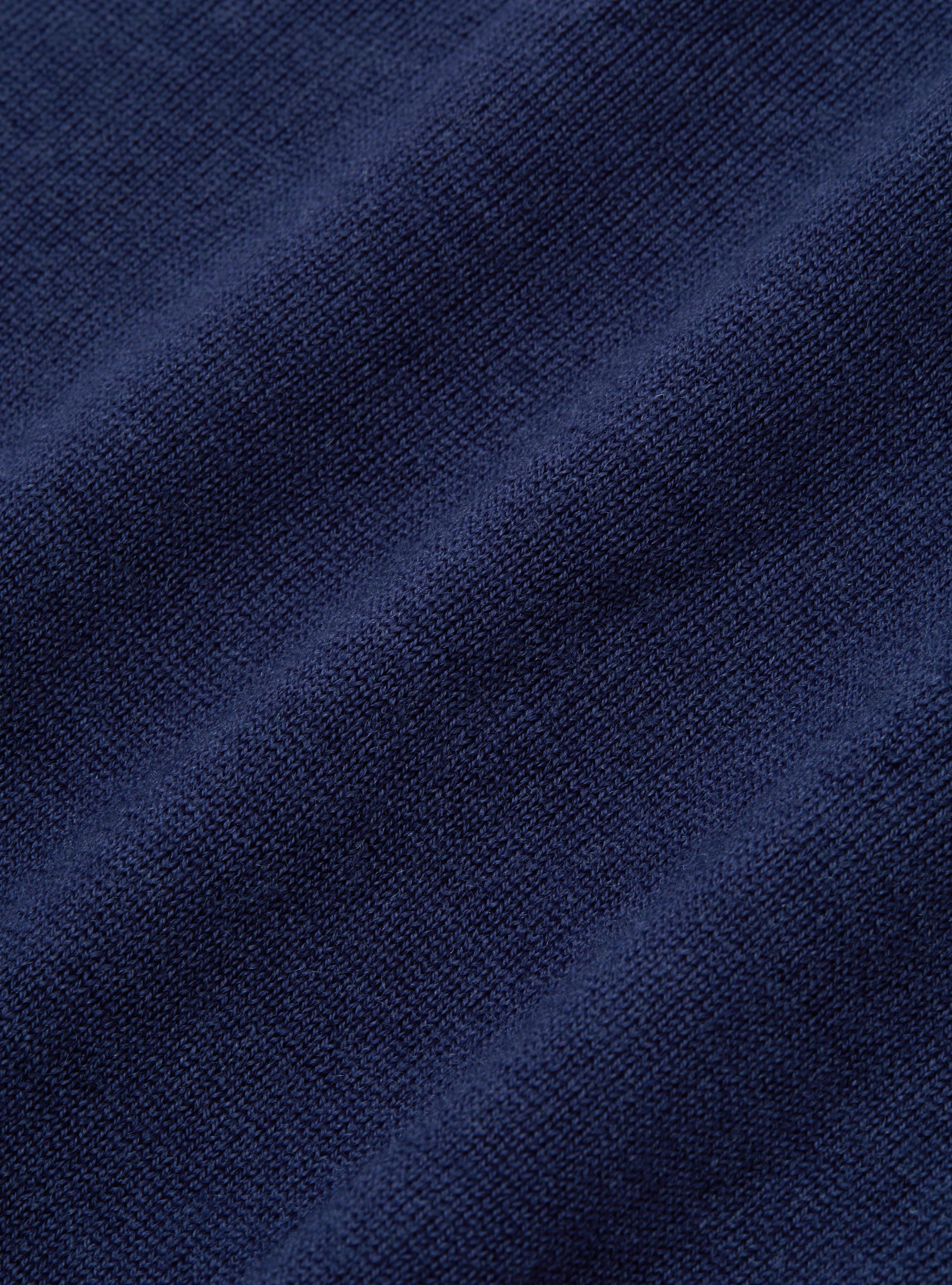 Dolcevita in pura lana merino extrafine, INCHIOSTRO