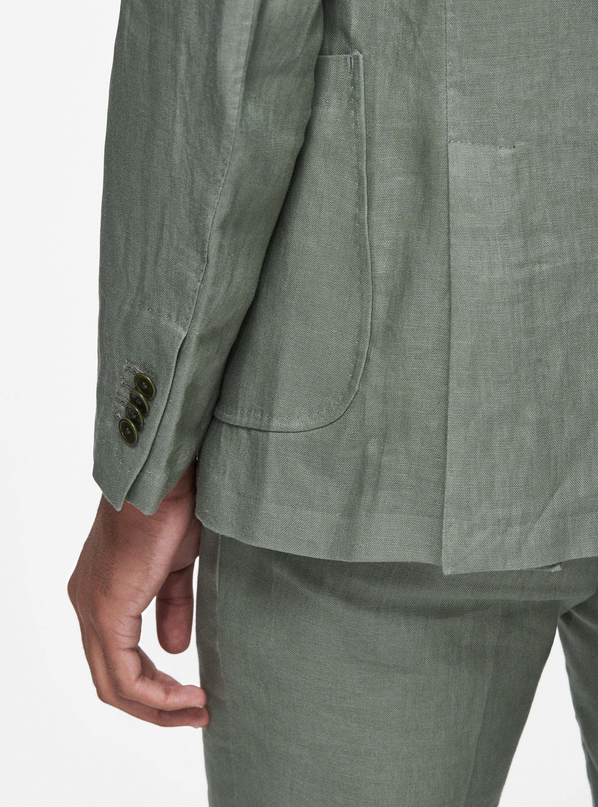 Pure linen blazer, SALVIA 0602C