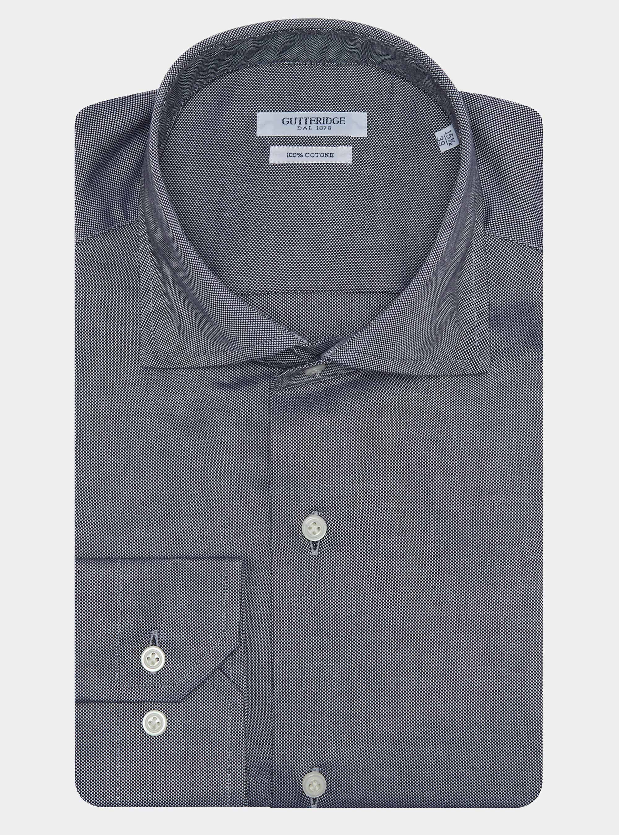 Chemise en coton oxford, BLEU MARINE