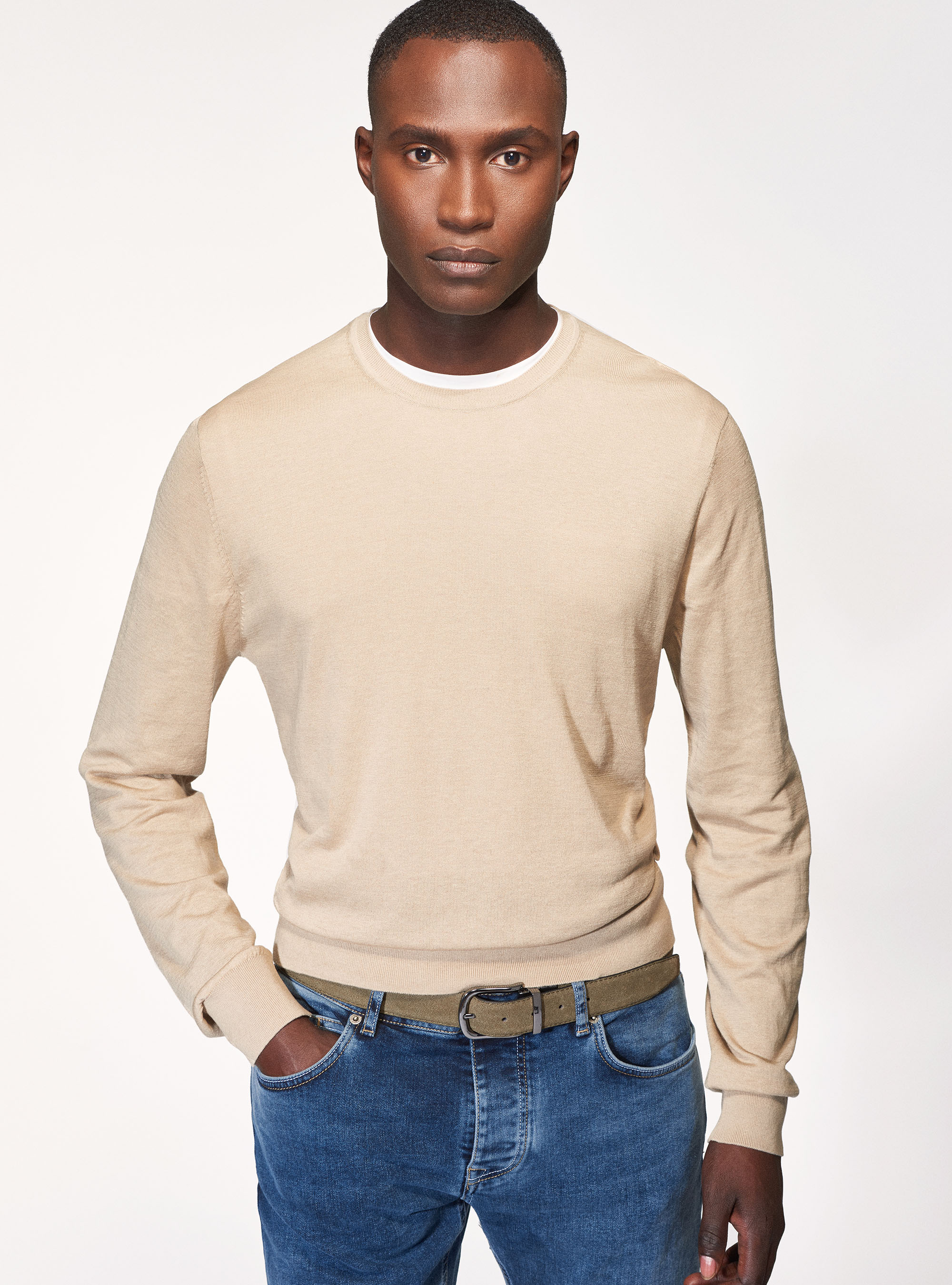 Crew neck sweater outlet