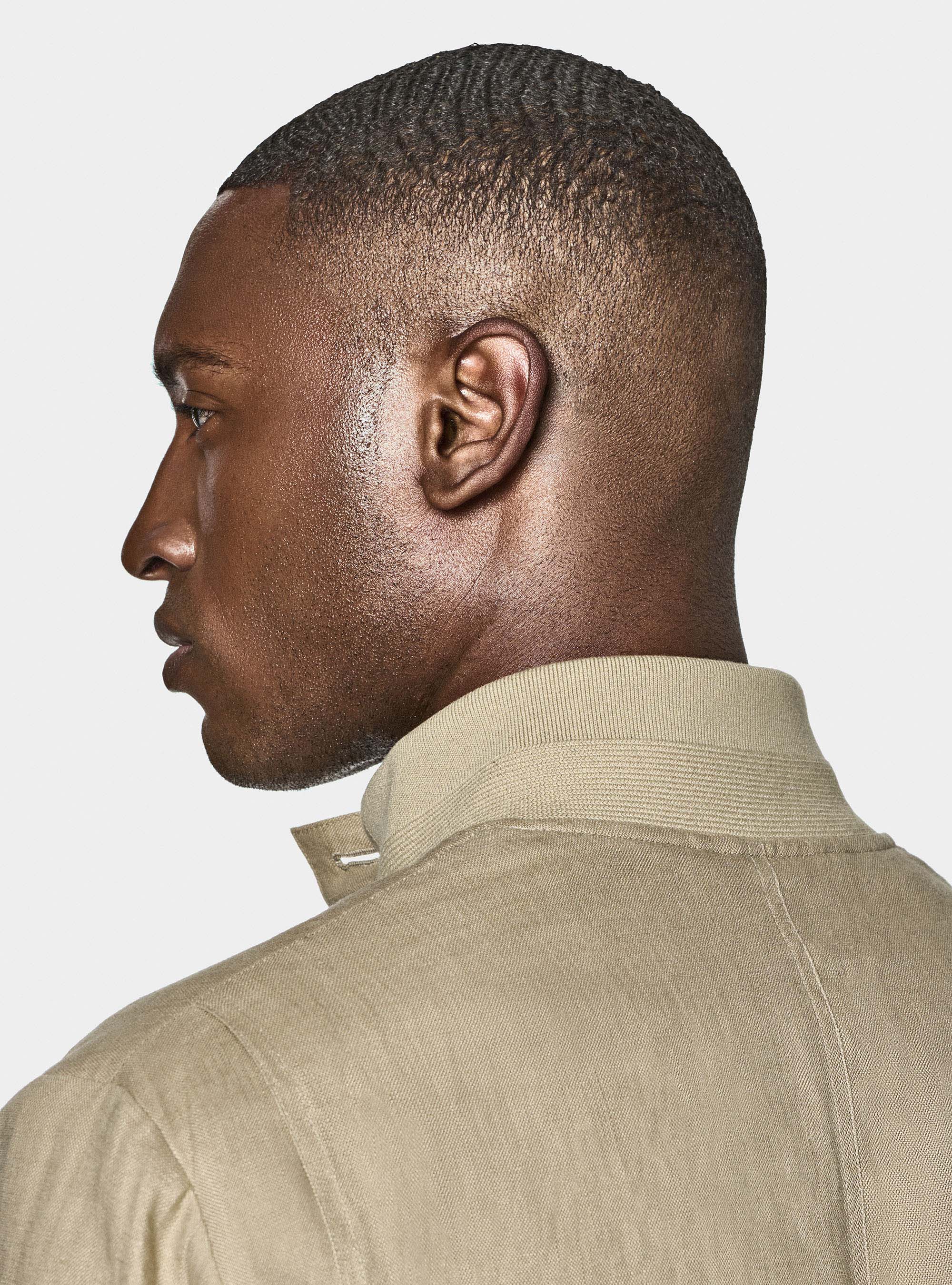 Pure linen bomber jacket, MUD