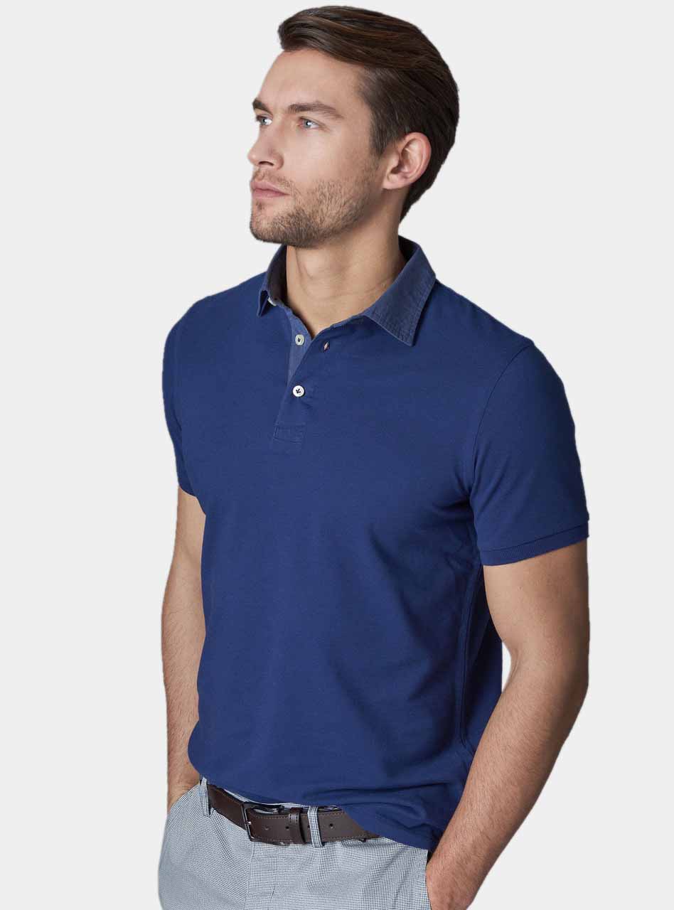 structure slim fit polo