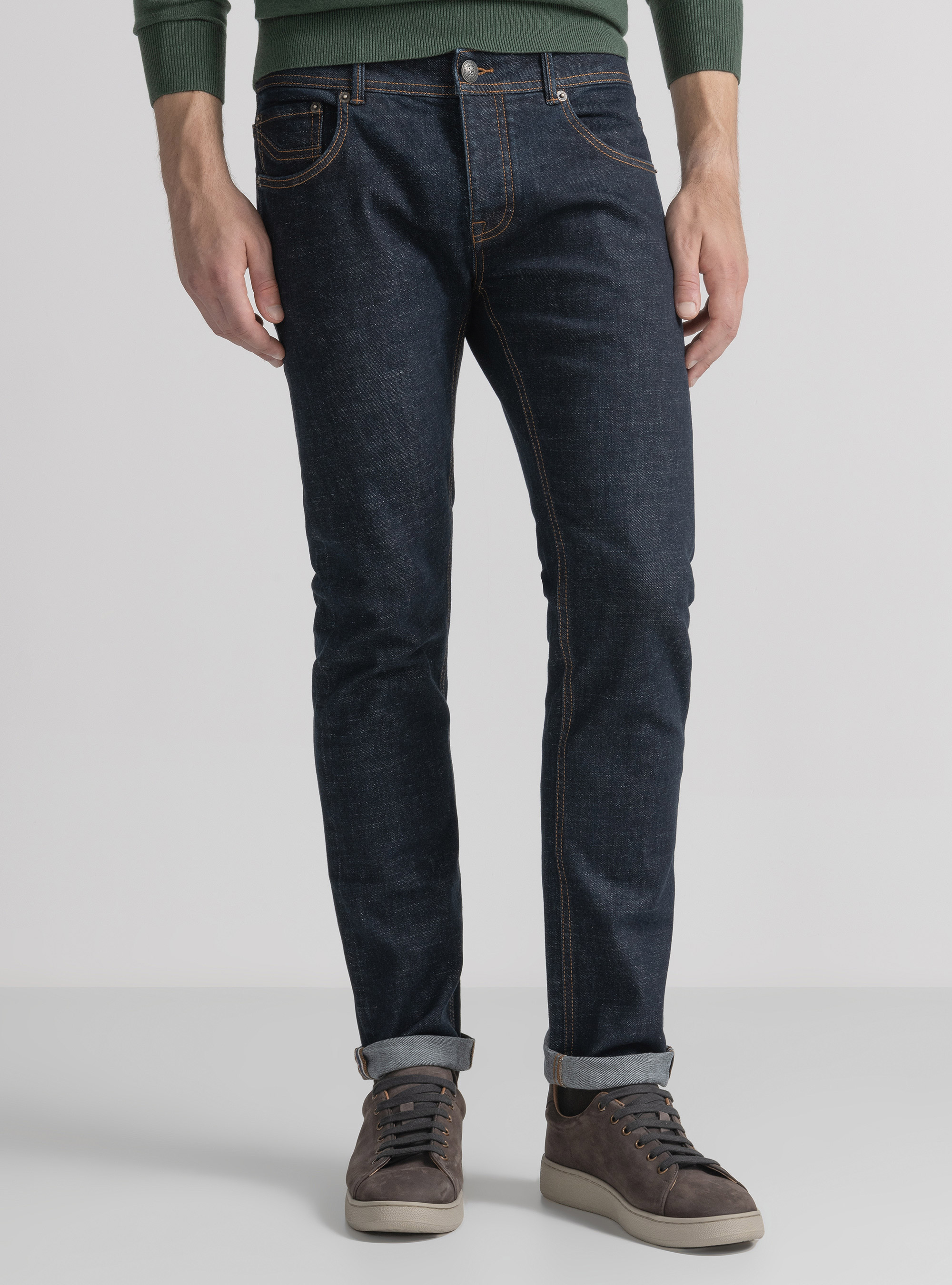 Denim rinse wash, NAVY BLUE