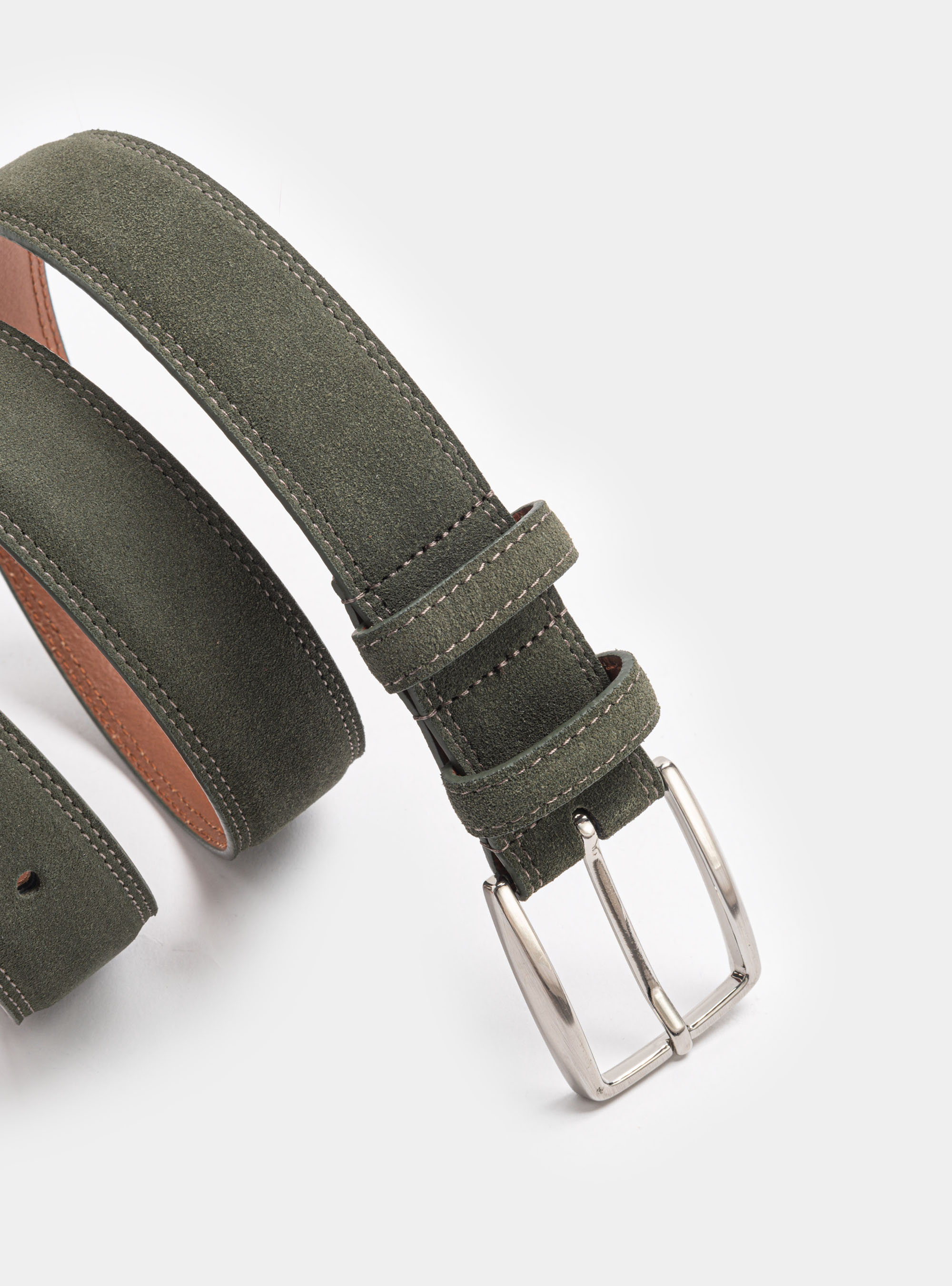 Cintura in suede, VERDE