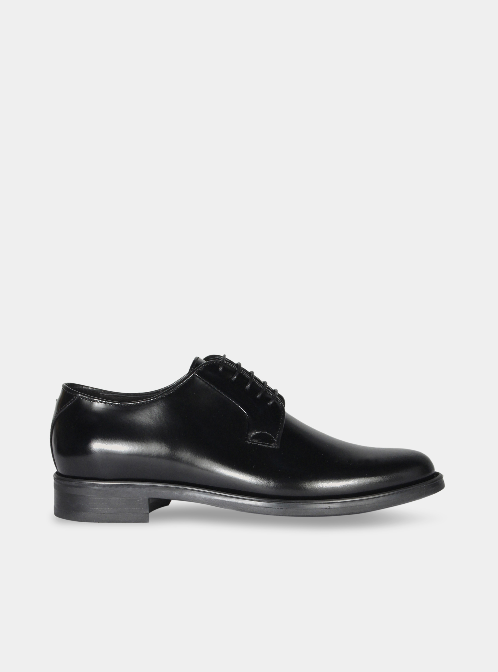 【GRANCY】l Plate Leather Shoes Tod's Leather sneakers for Men - Black in UAE | Level Shoes