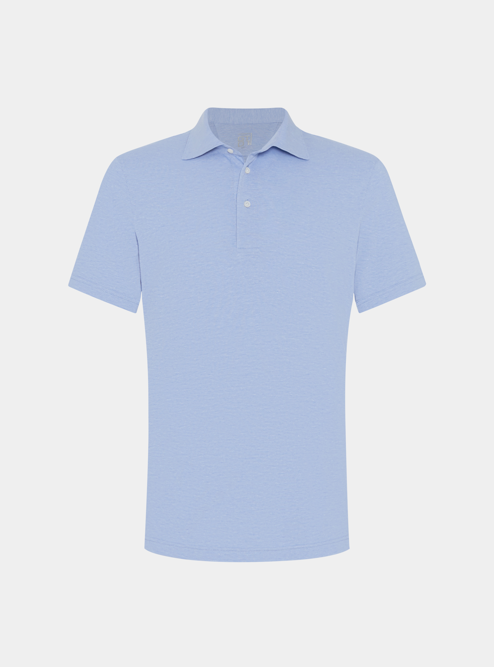 Polo en piqu&eacute; extensible GT01, BLEU CIEL
