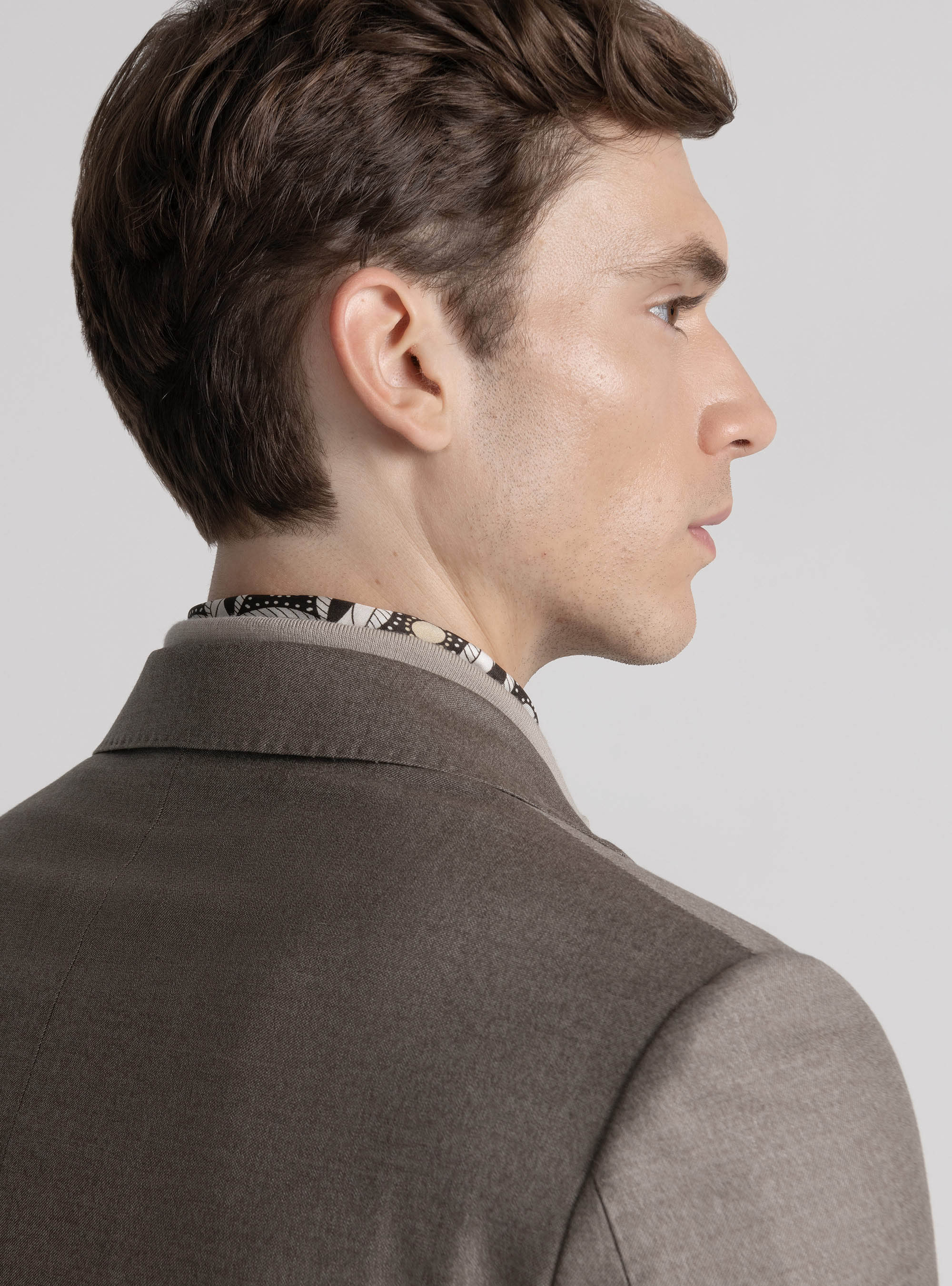 Giacca in pura lana superfine 110's, SABBIA