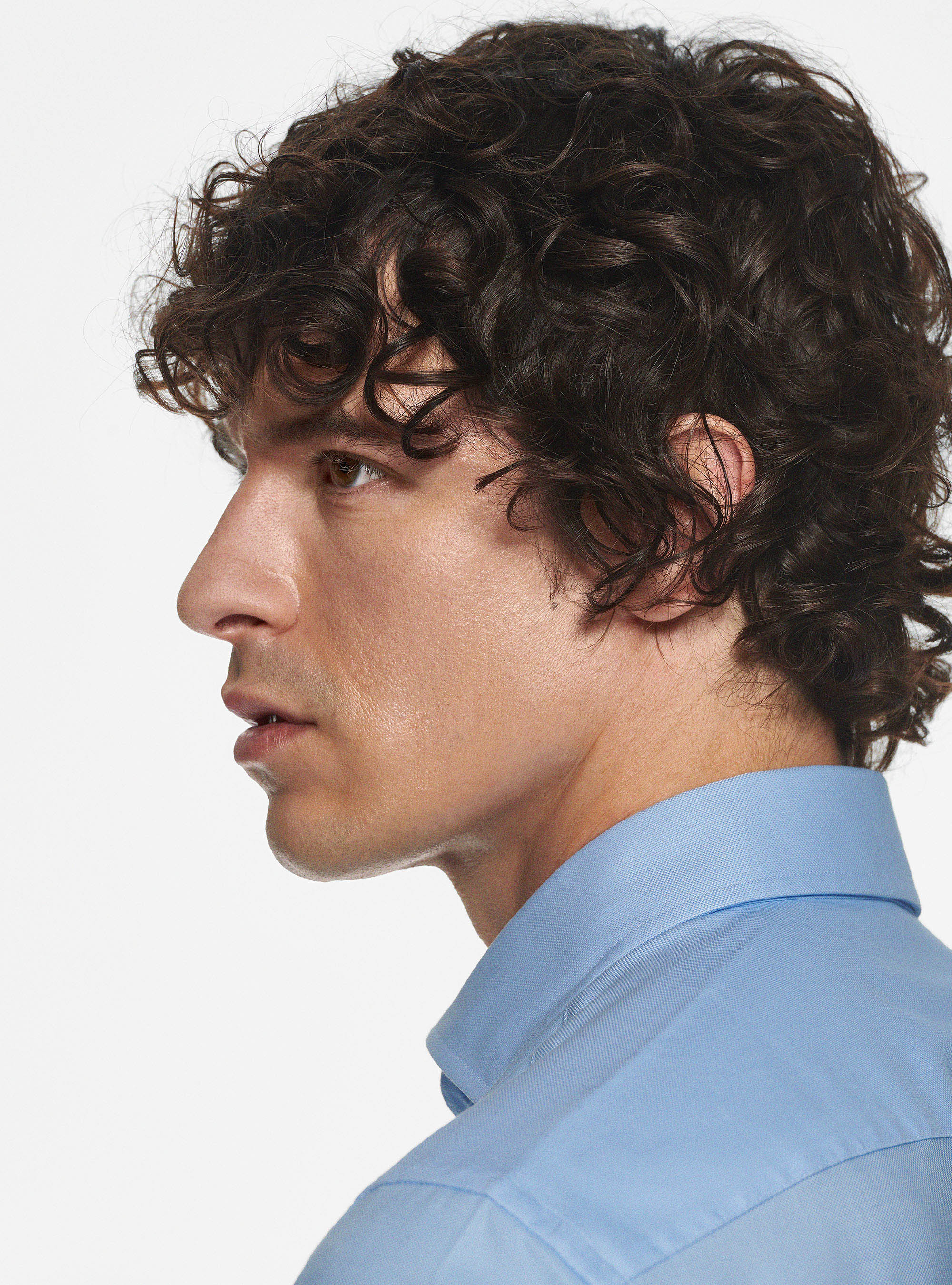 Cotton oxford shirt, LIGHT BLUE