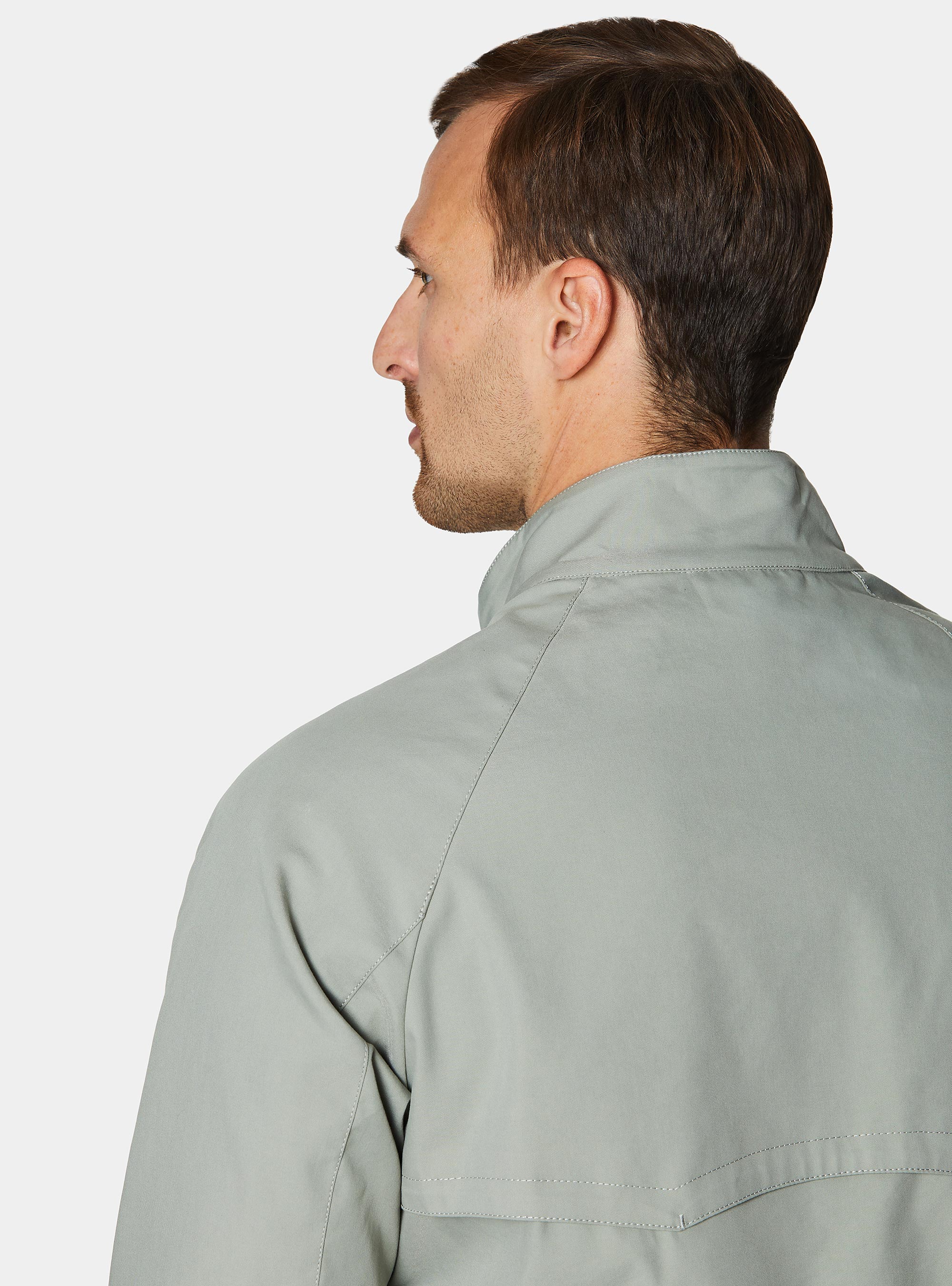 Cazadora bomber en mezcla de algod&oacute;n, SALVIA 0602C