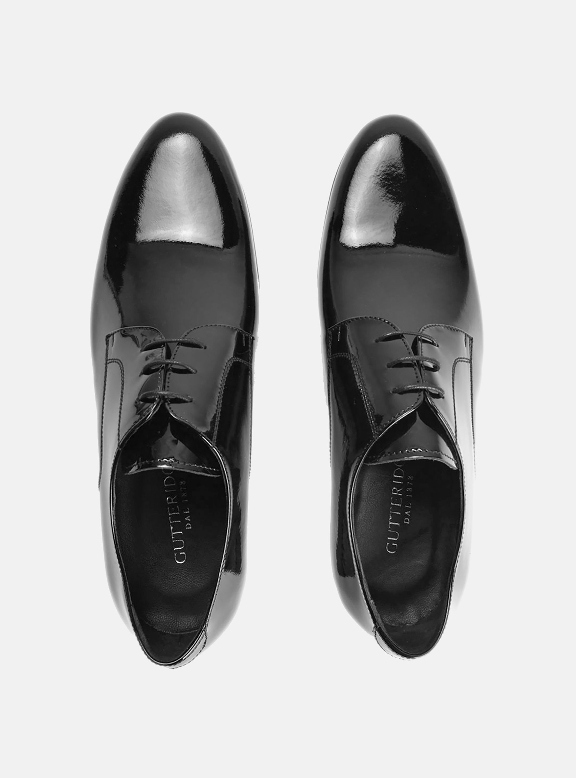 Scarpa in vernice da smoking, BLACK