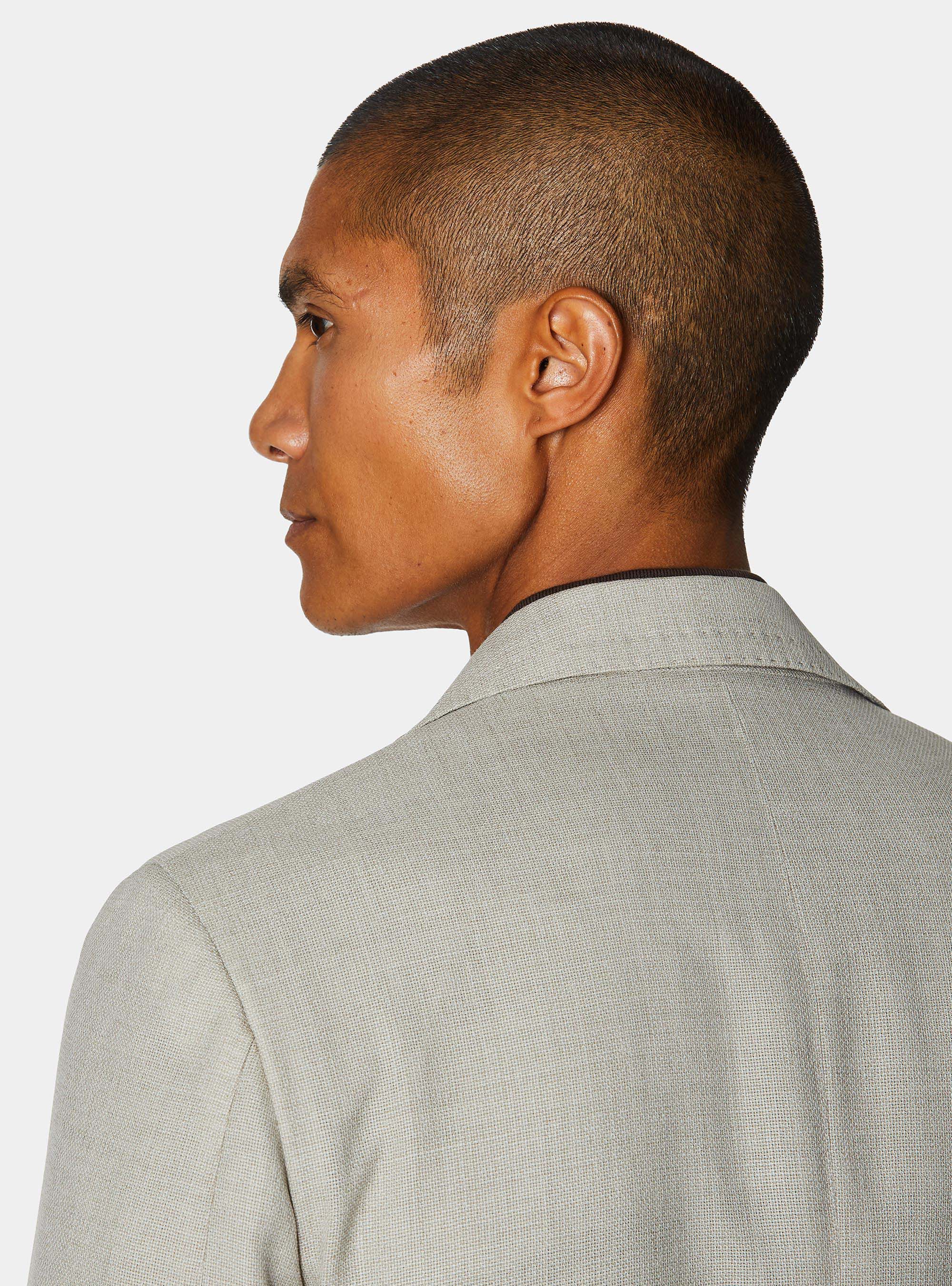 Giacca hoprsack in pura lana, ECRU