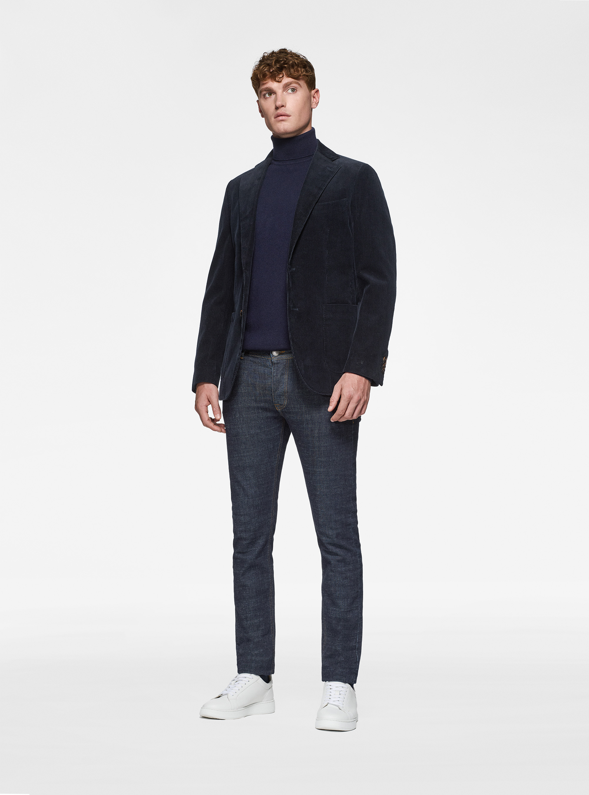 Giacca in velluto, BLU NAVY