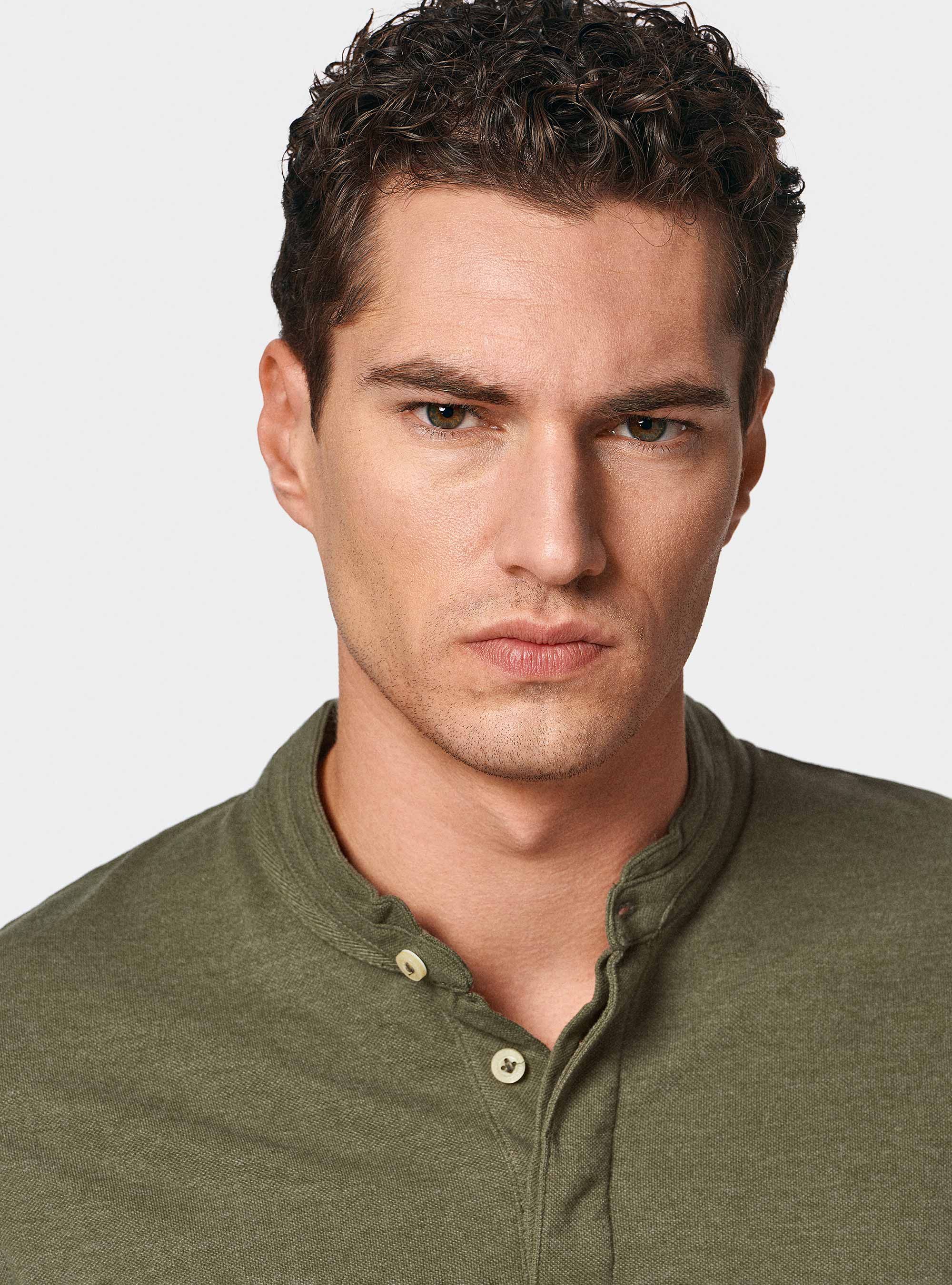 Polo en piqué coréen, SALVIA 0602C