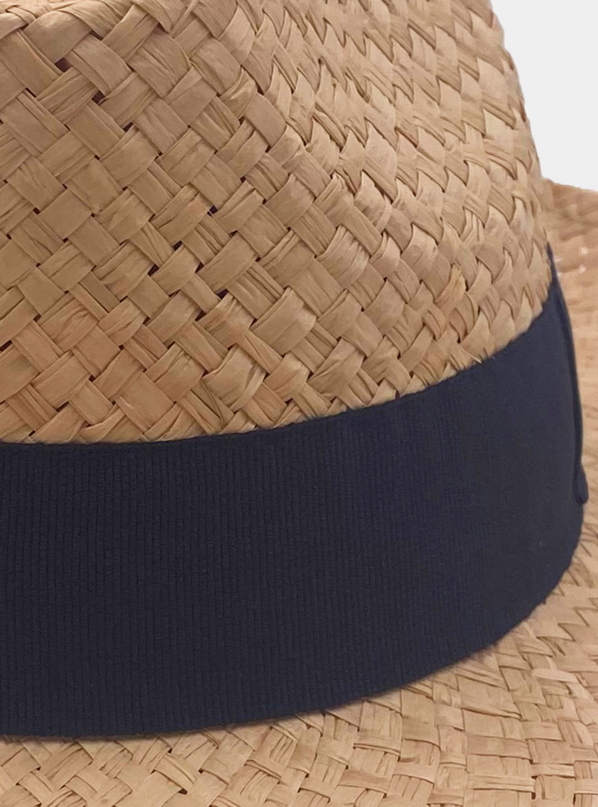 Cappello in rafia, BLU NAVY