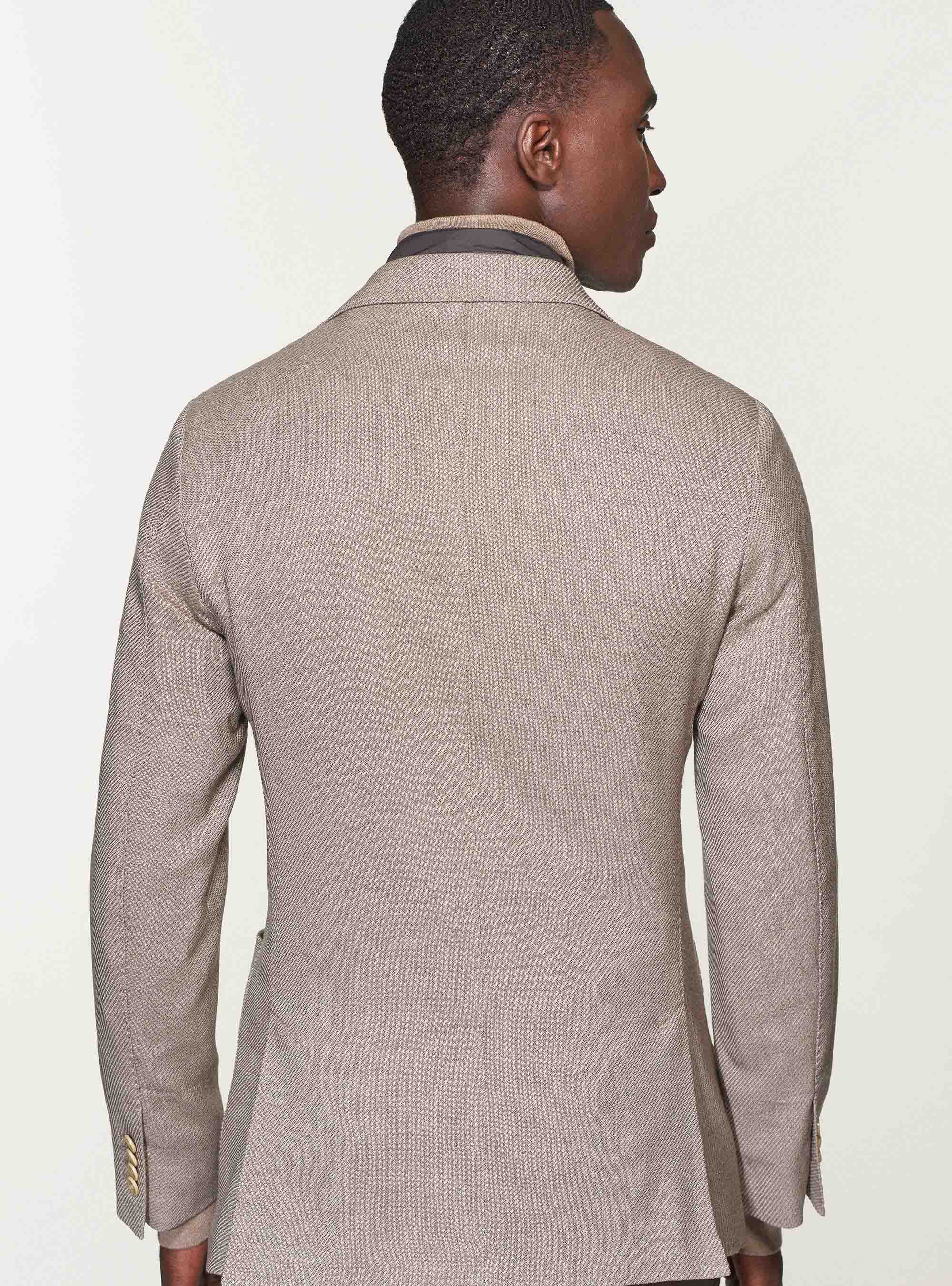 Americana de sarga de lana, CRUDO