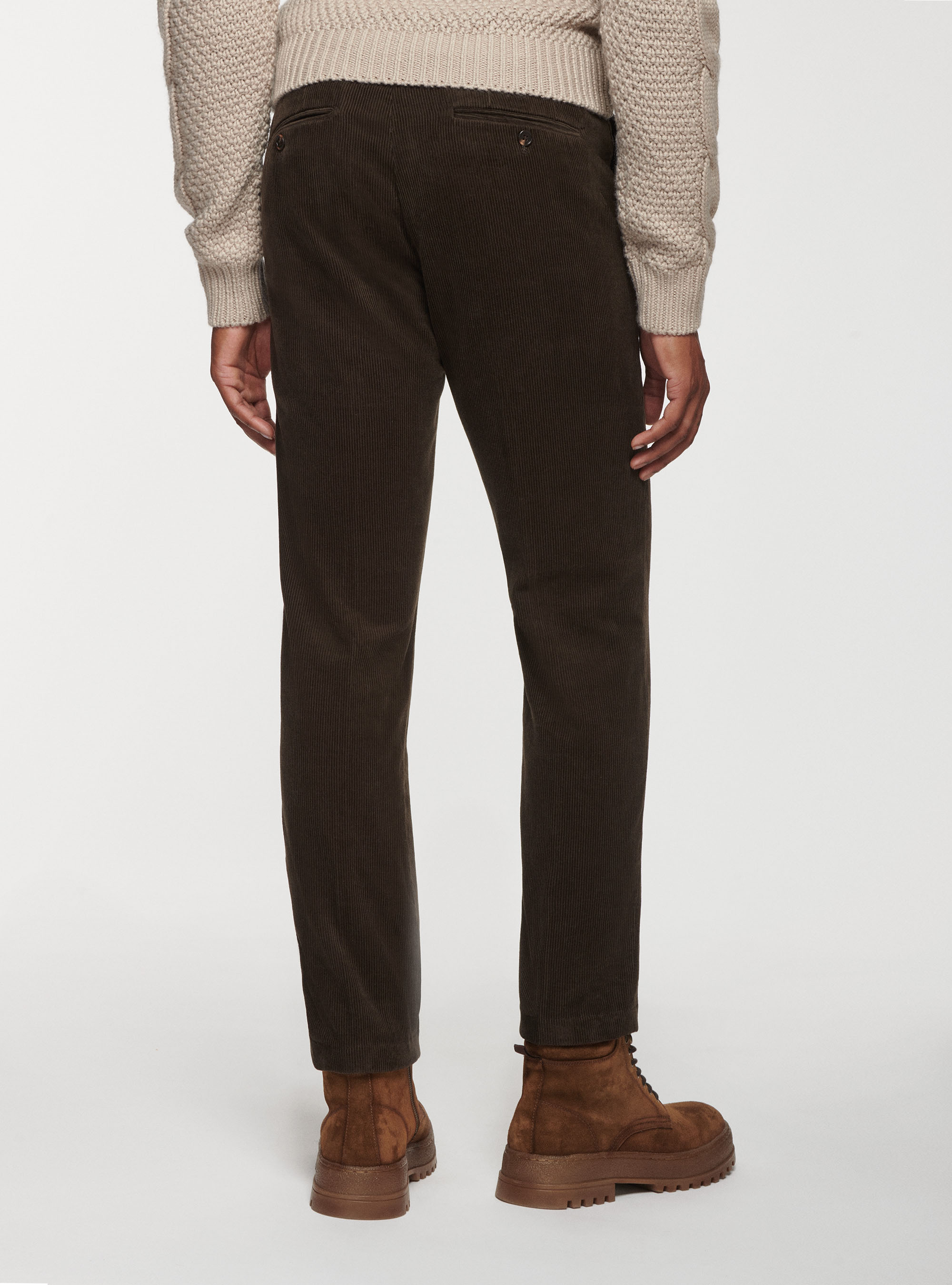 Corduroy trousers, BROWN