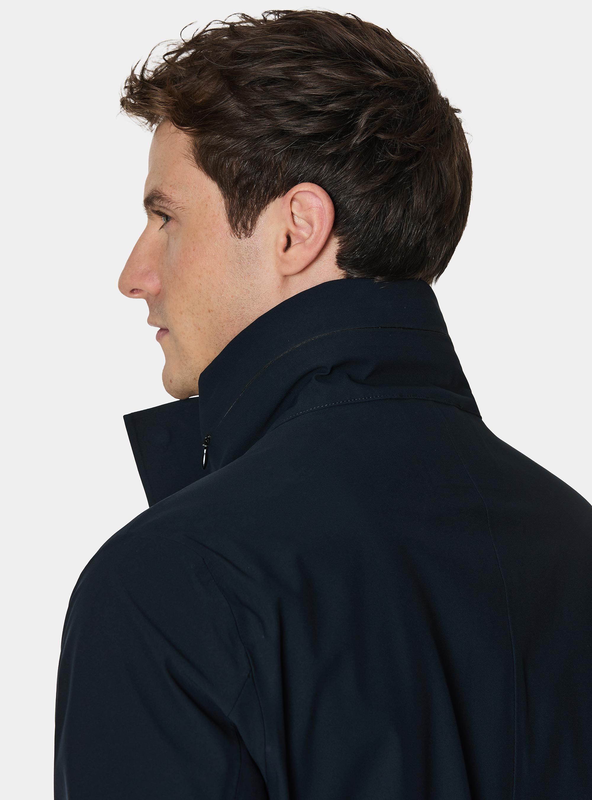 Giubbino in tessuto tecnico, NAVY BLUE