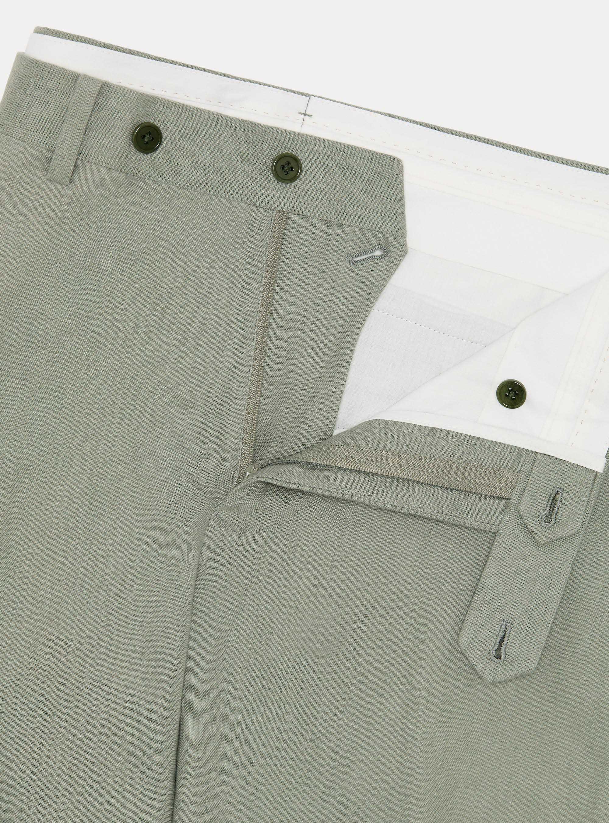 Anzughose aus reinem Leinen, SALVIA 0602C