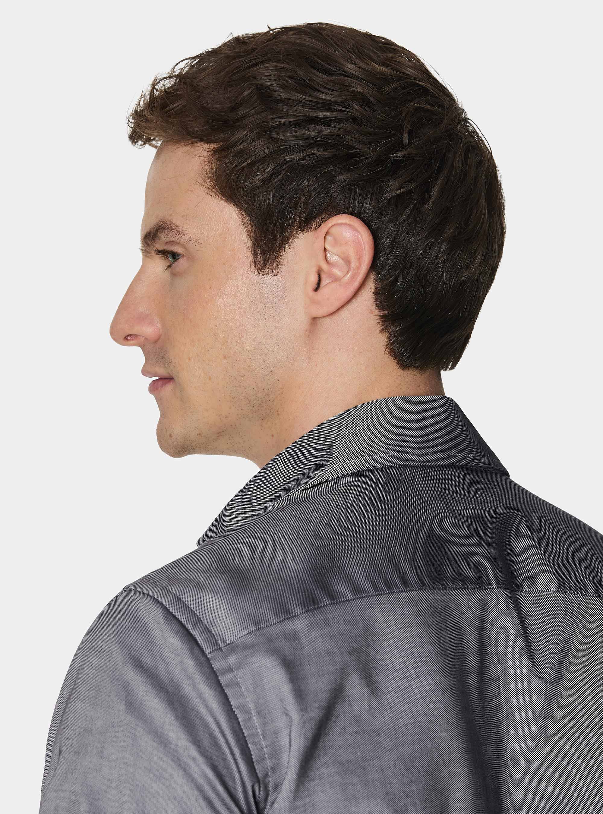 Camicia in cotone oxford, BLU NAVY