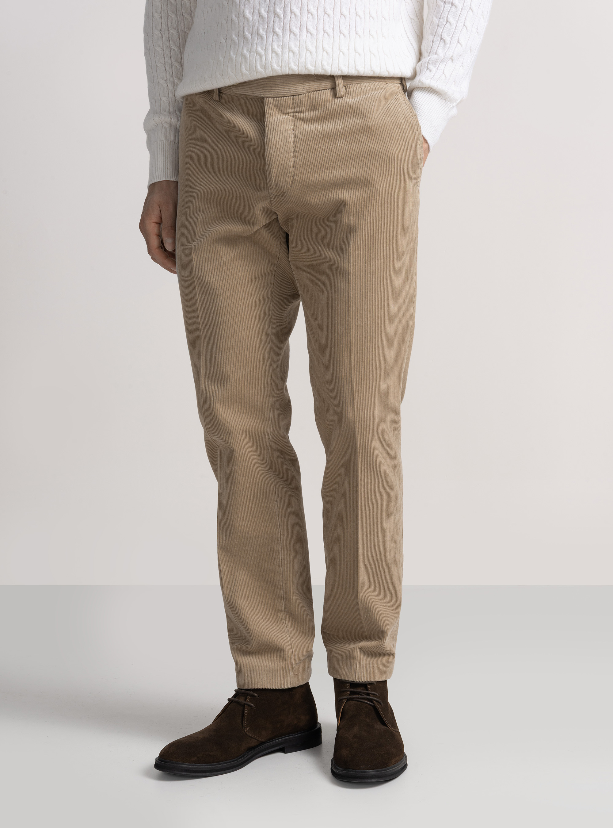 Pantaloni in velluto, SABBIA