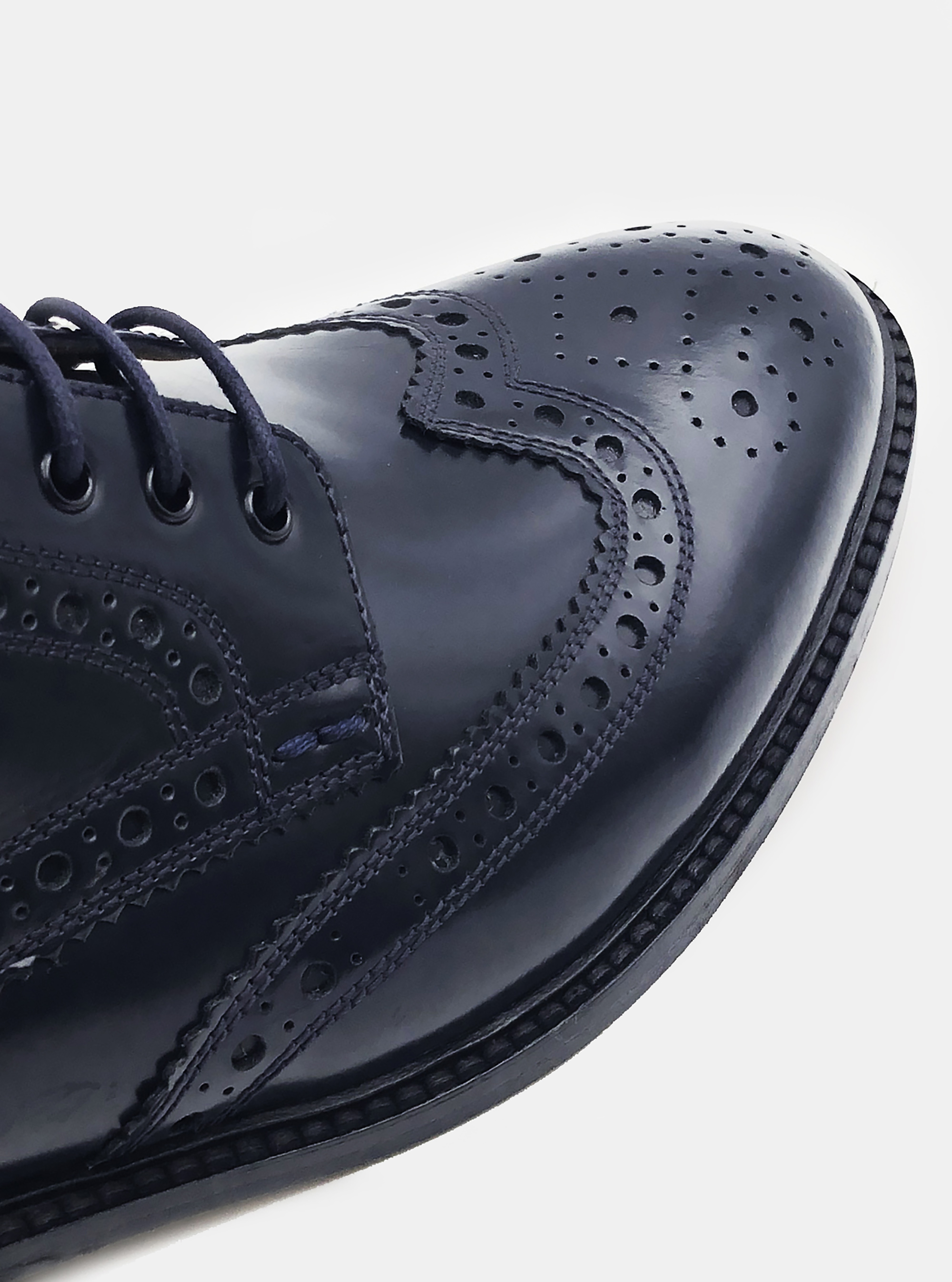 Derby in pelle, BLU NAVY