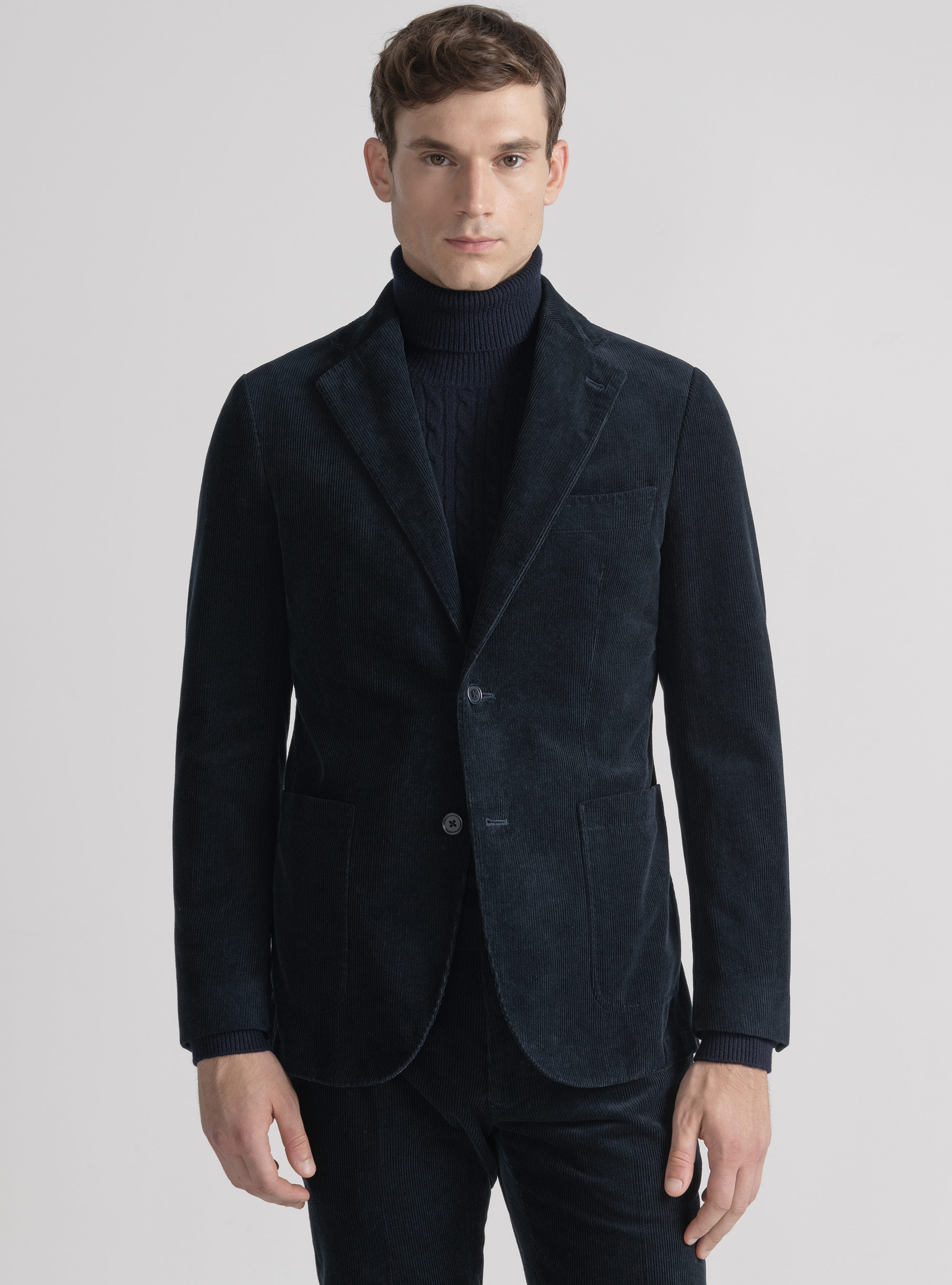 Giacca in velluto, BLU NAVY