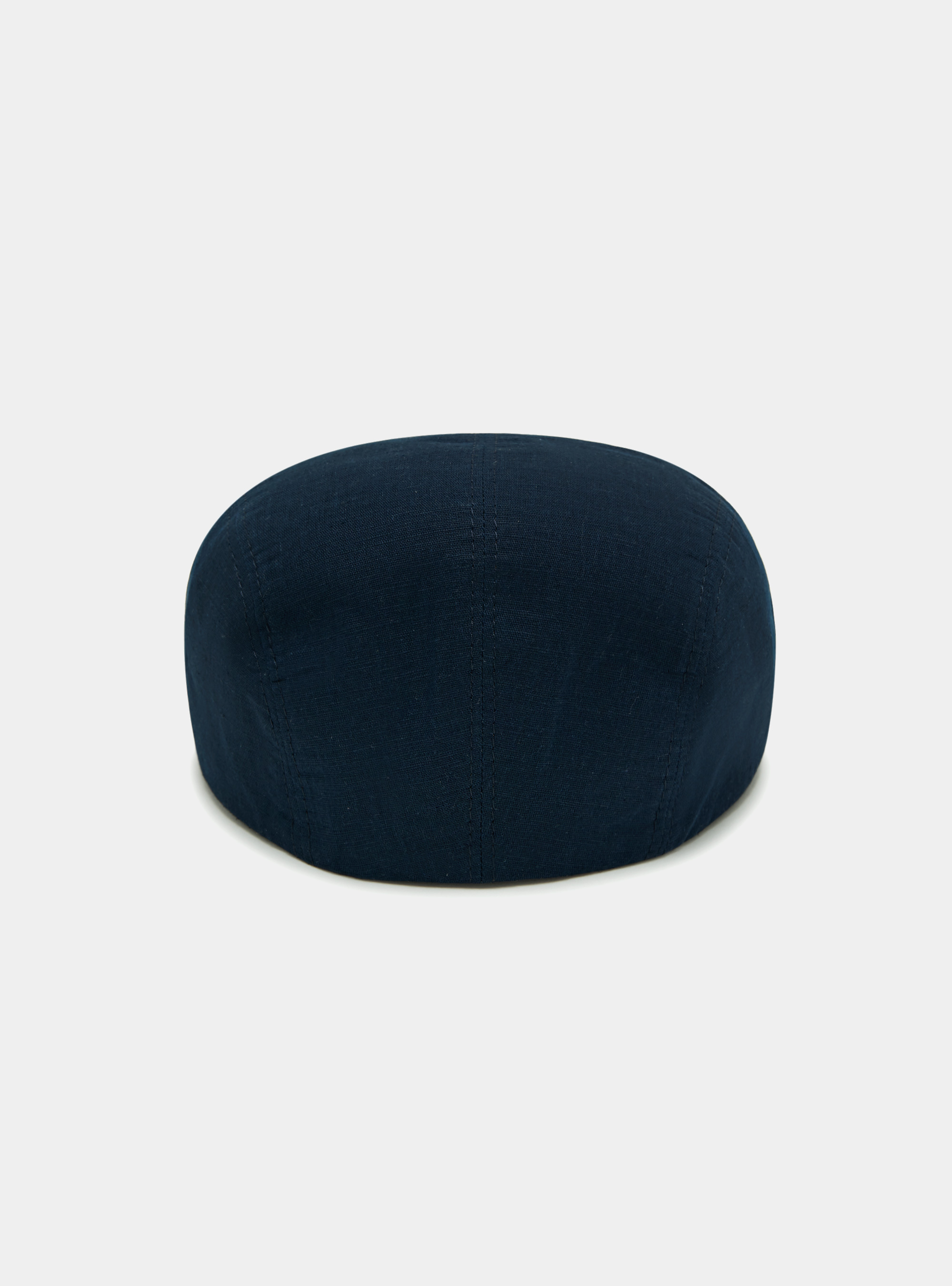 Pure linen plain hat, NAVY BLUE