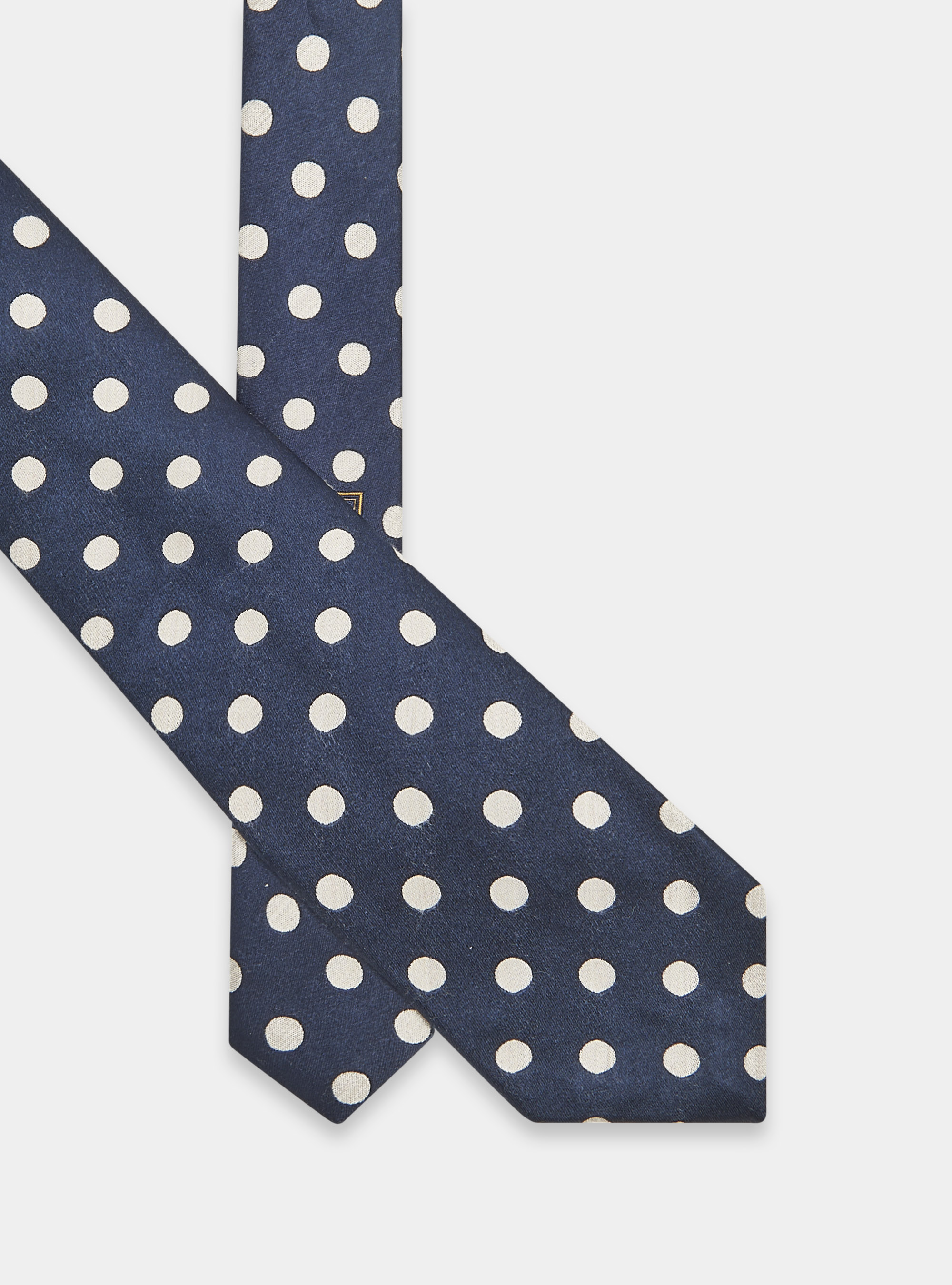 Cravatta in seta fantasia macro pois, BLU NAVY