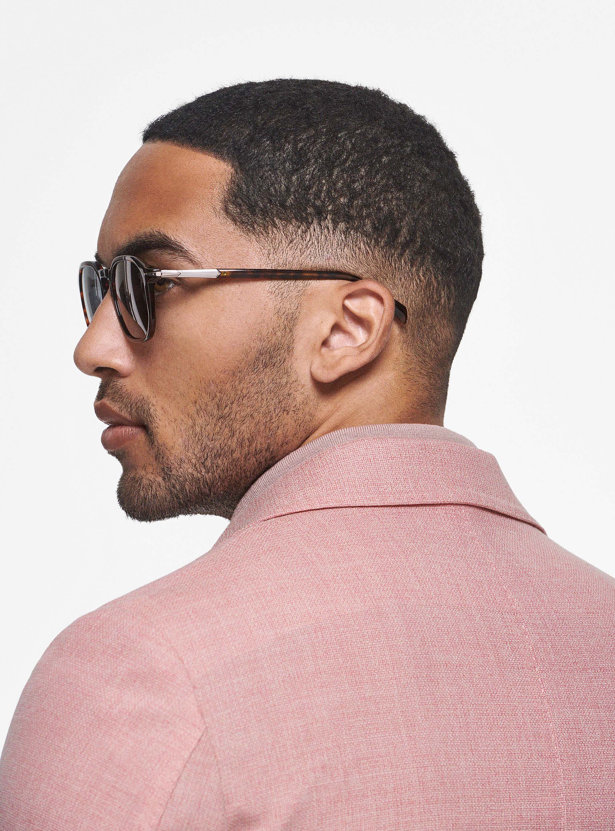 Micro-textured wool blazer, PINK