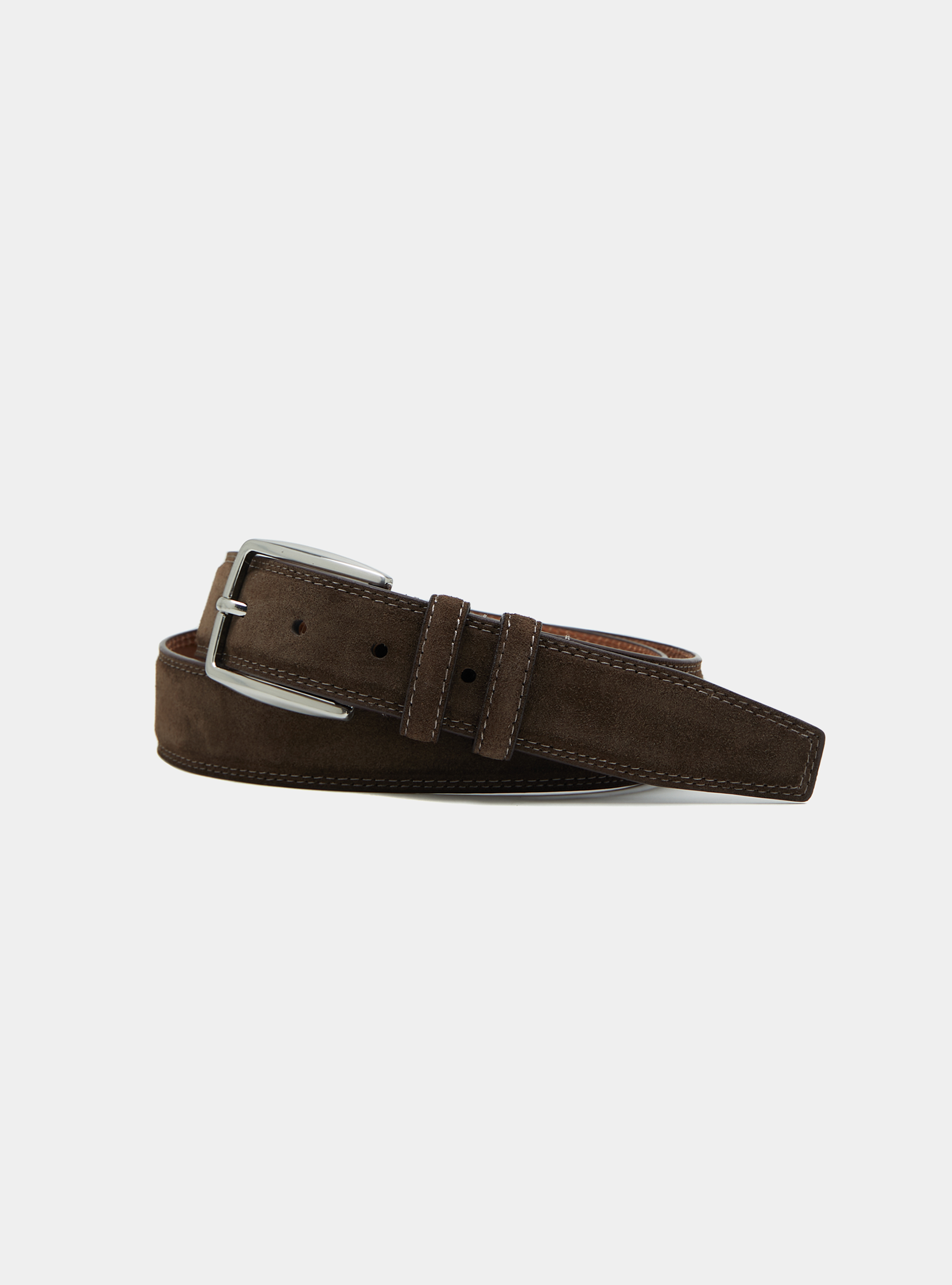 Ceinture en daim, MARRON