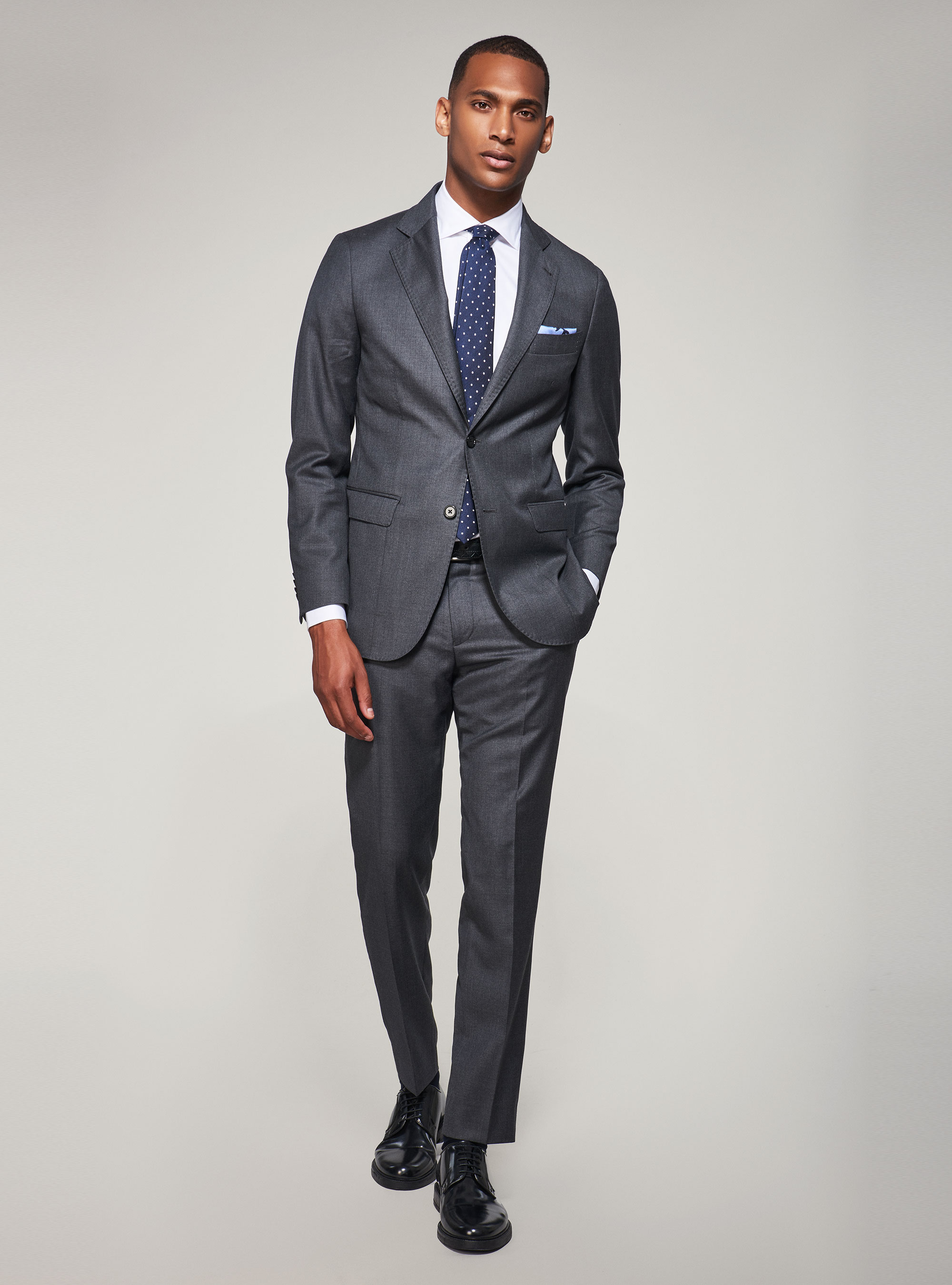 Giacca per abito in pura lana S110's, GRIGIO CHIARO