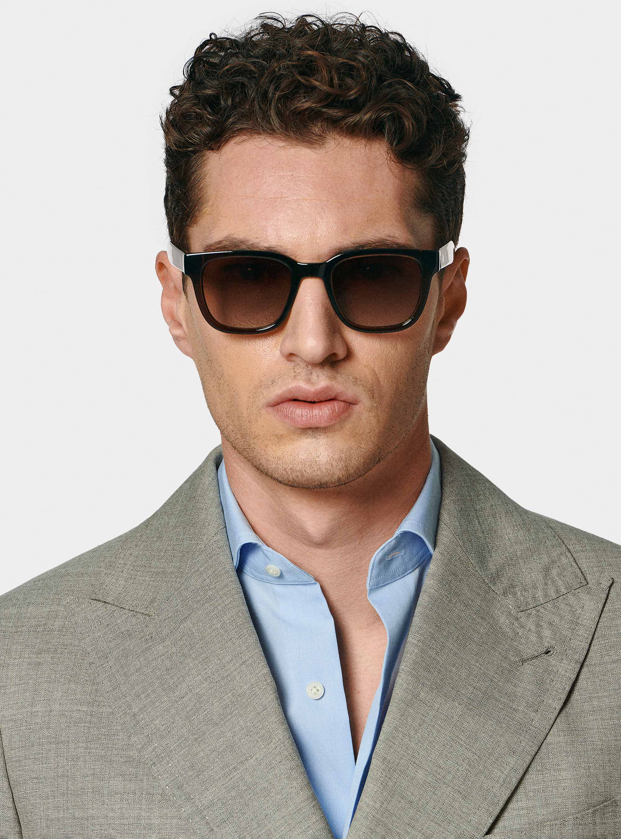 Zweireihige Jacke aus reiner Wolle von Vitale Barberis Canonico, ECRU 0560C