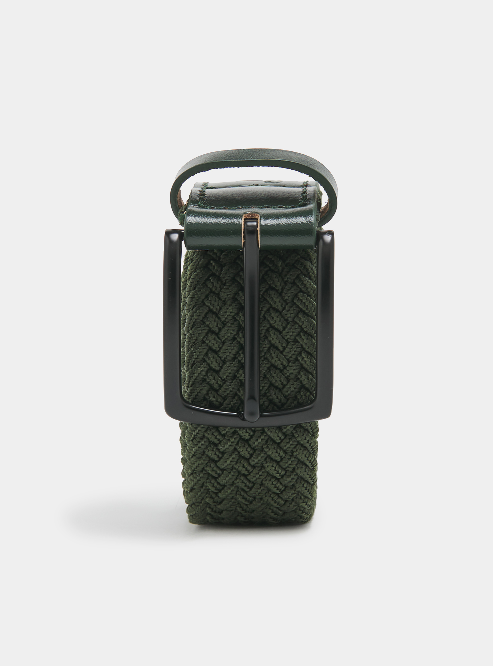 Ceinture élastique tressée, VERT