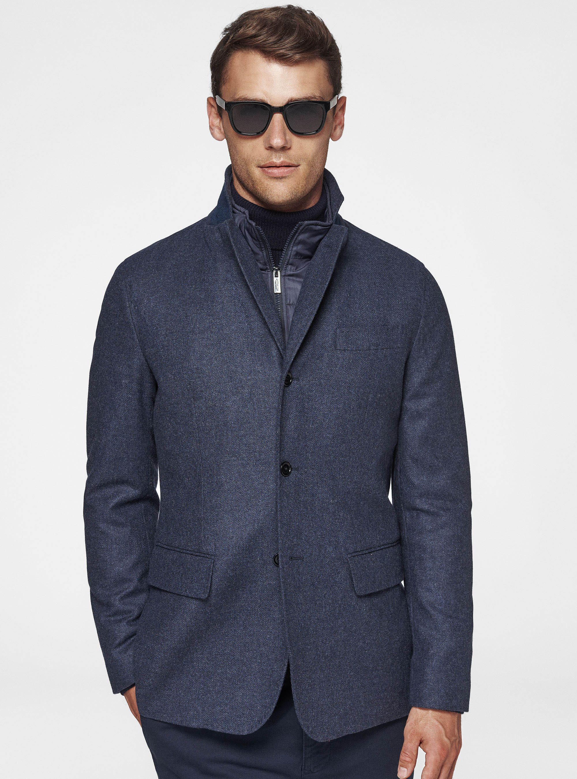 Duemilagori Flannel Bib Blazer - GI0077UOGX14 0232C 001 