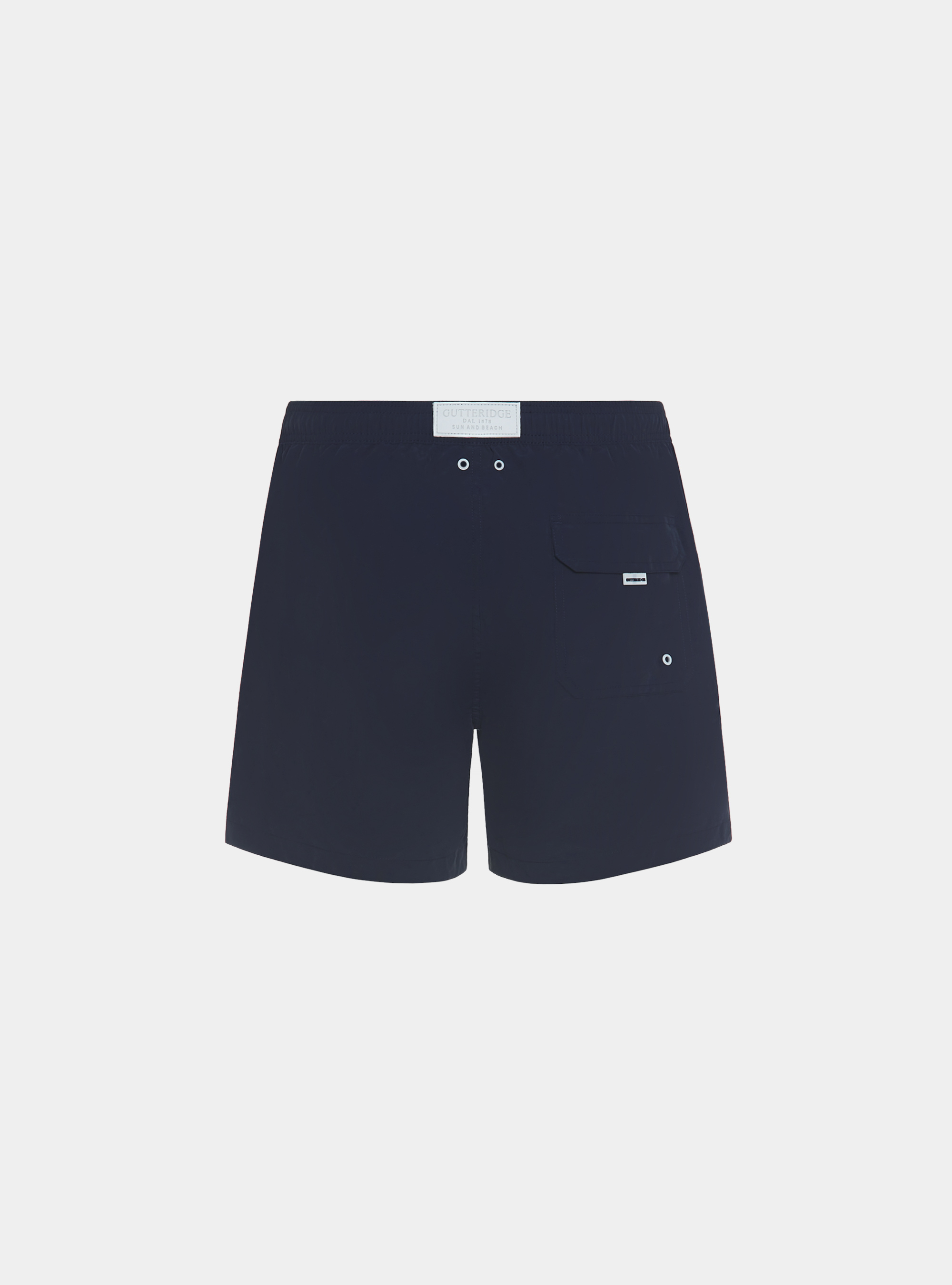 Costume da bagno tinta unita, BLU