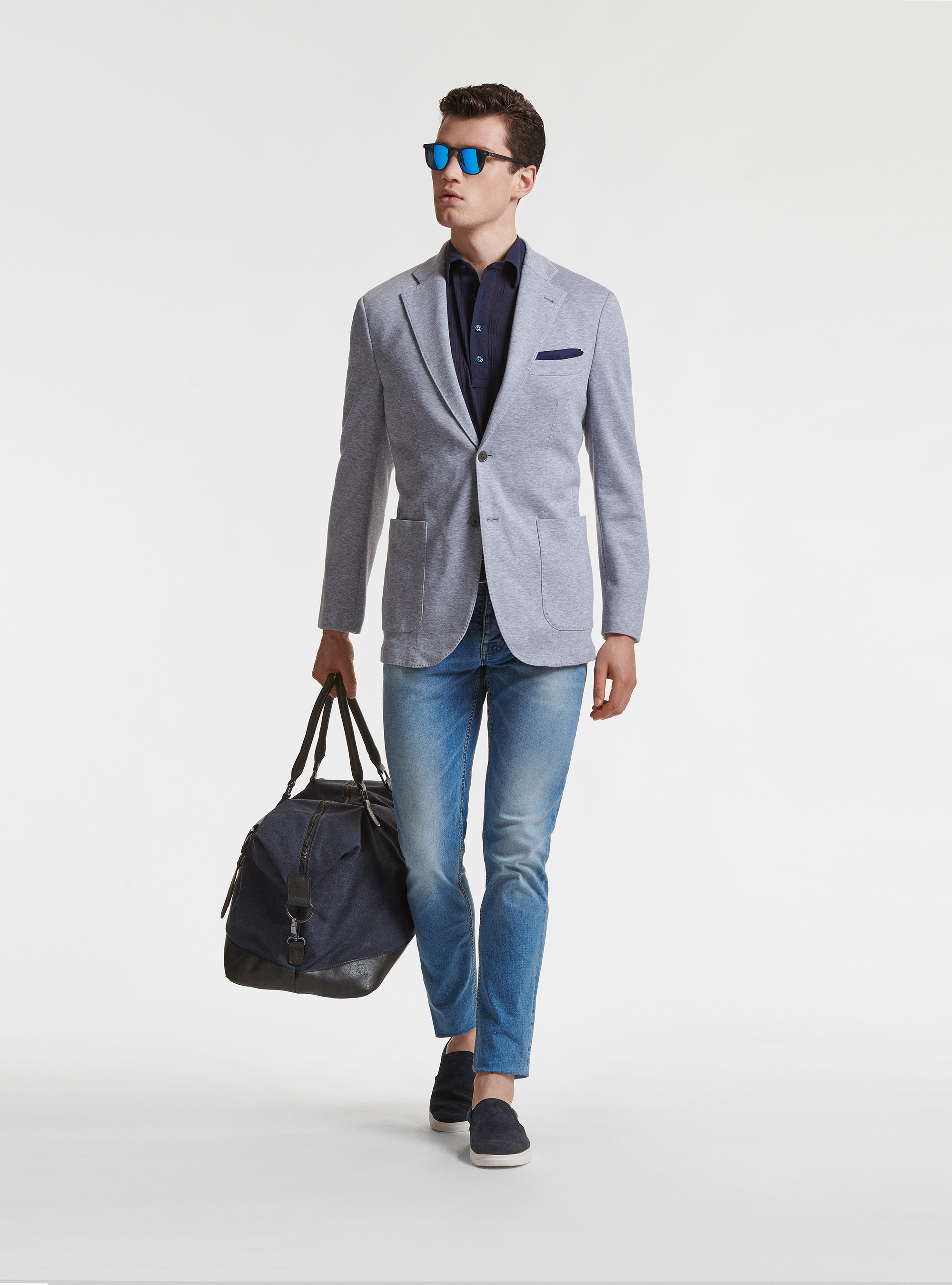 Casual jersey hotsell blazer