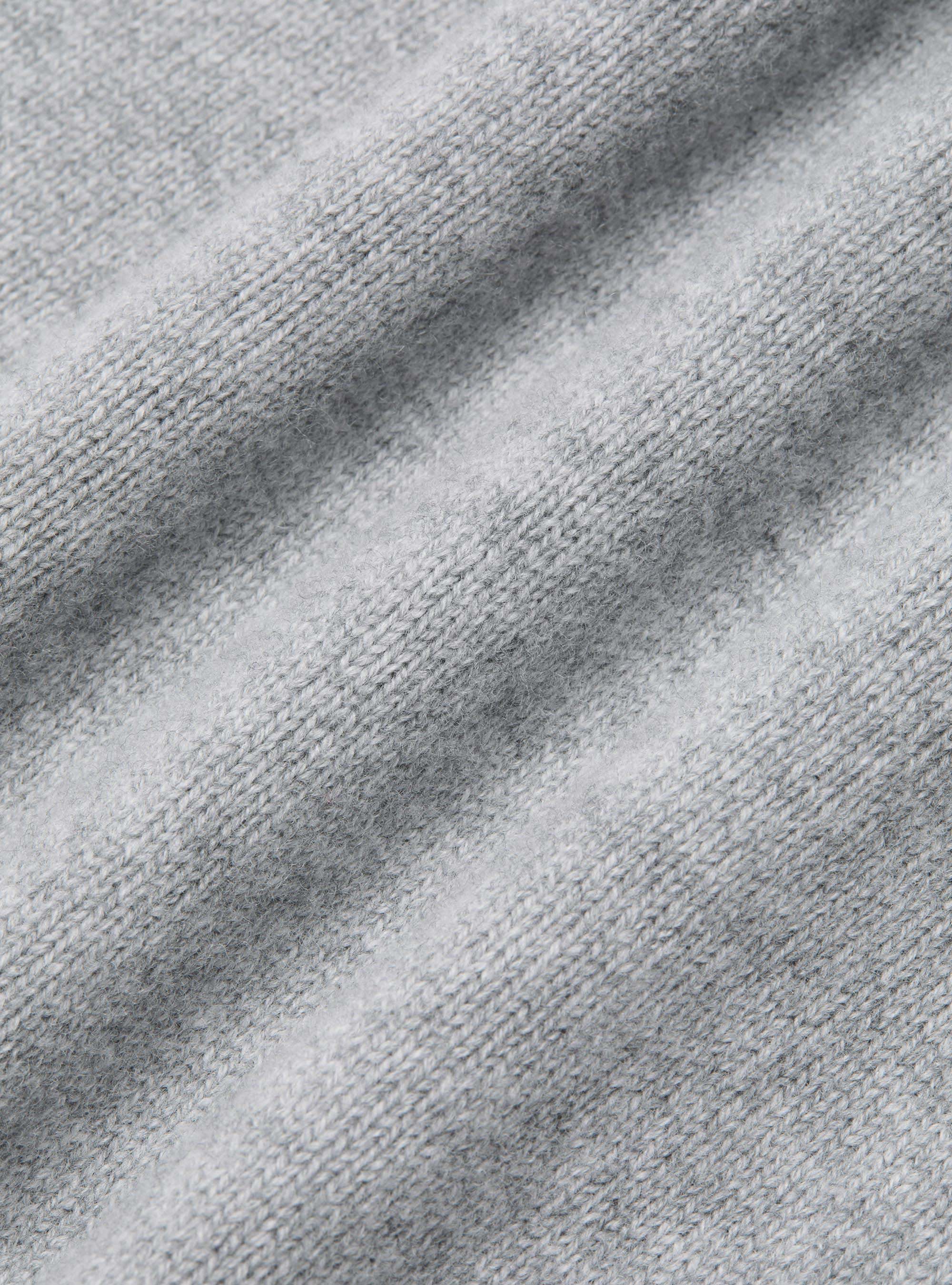 Punto de cuello alto de lana merina, GRIGIO MELANGE 0151C