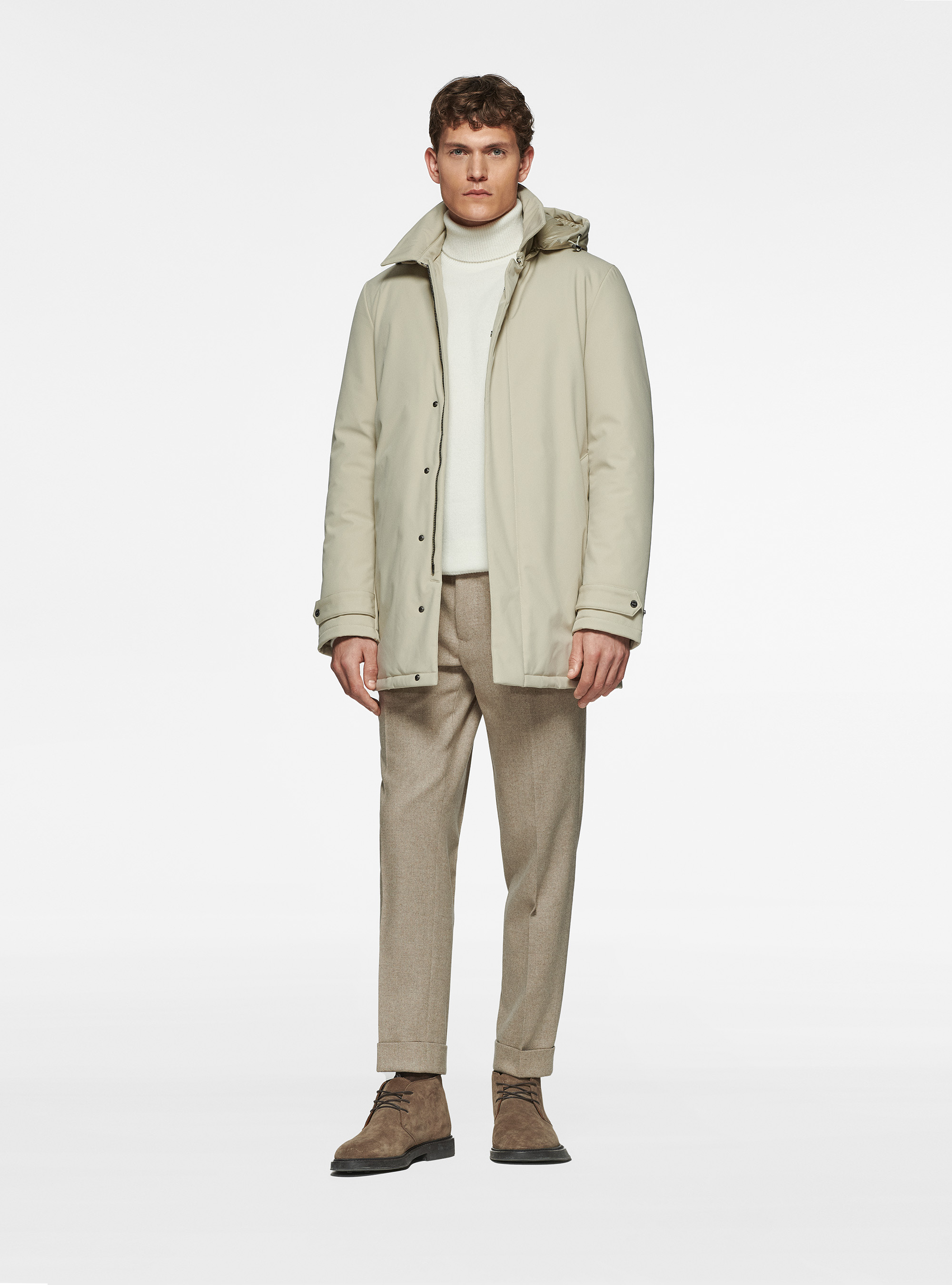 Parka tecnico con imbottitura 3M Thinsulate, SABBIA