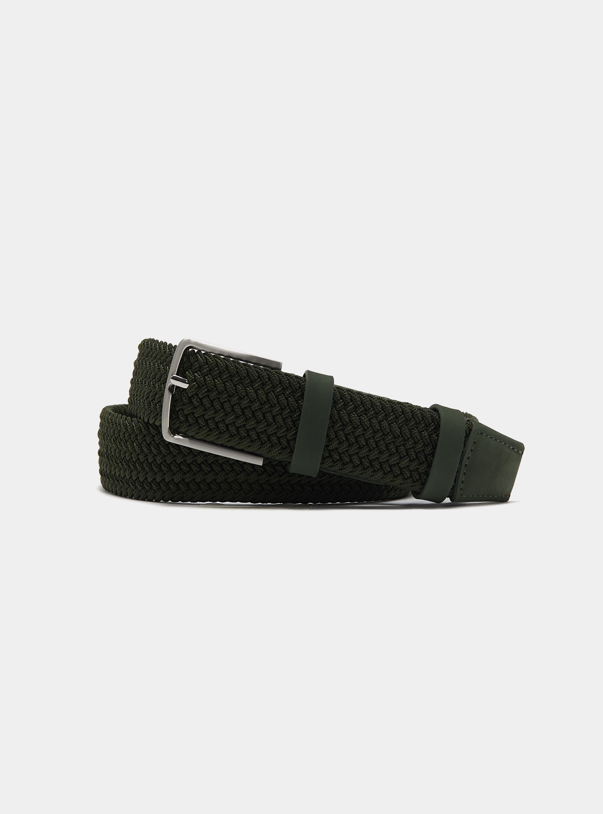Ceinture élastique unie, VERT