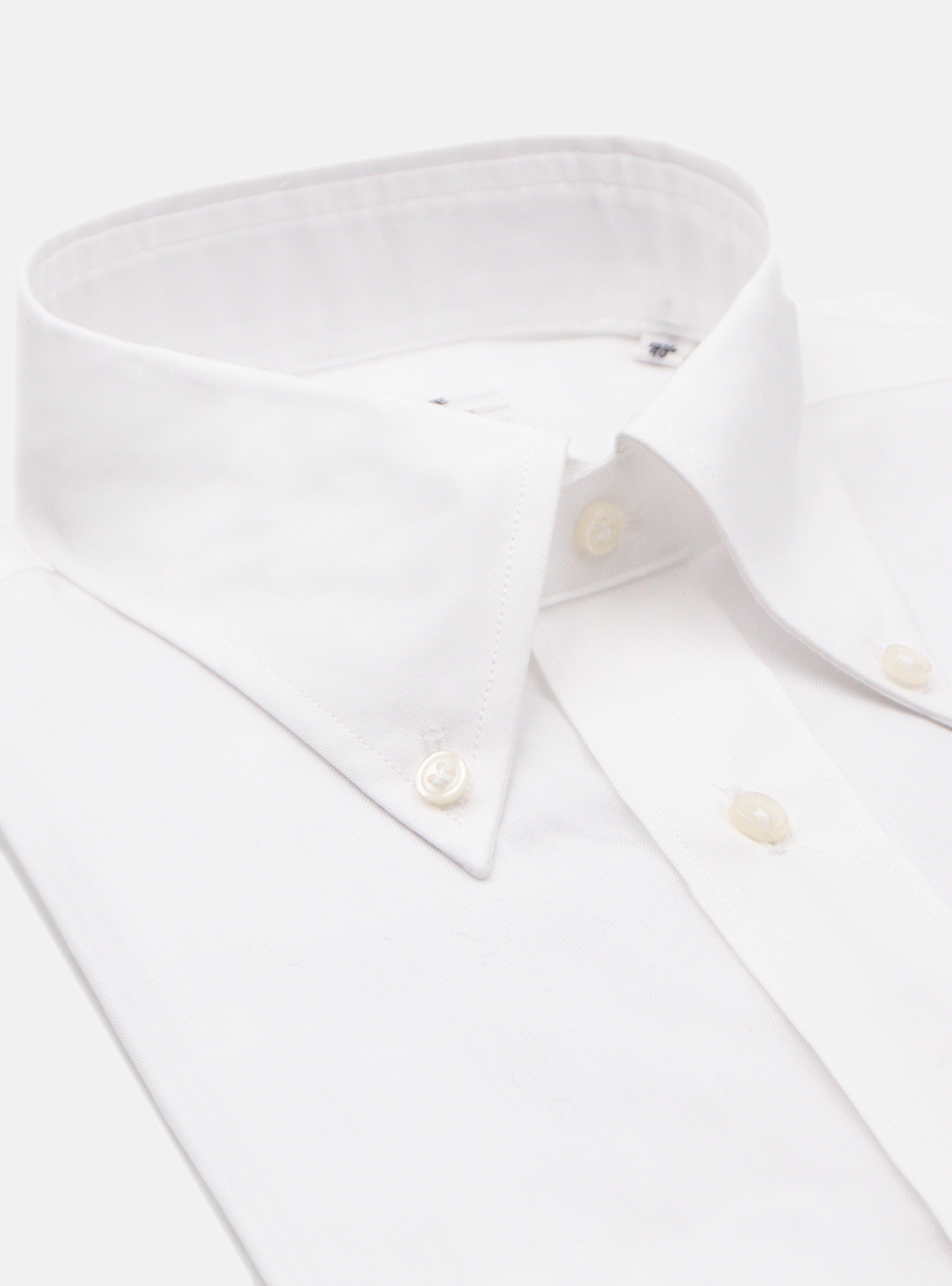 Oxford shirt with button down collar and cotton pocket, WHITE
