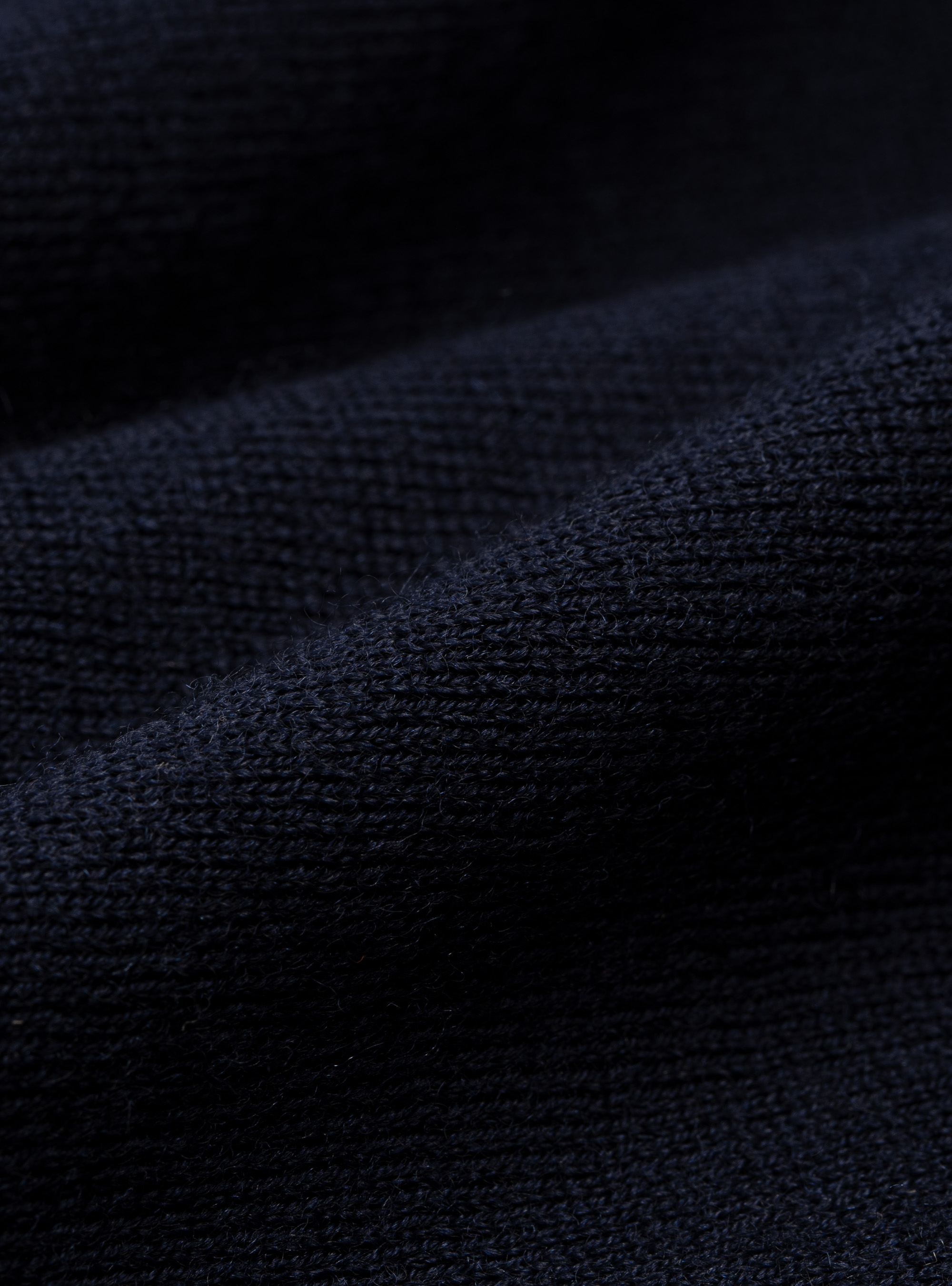 Dolcevita blu in pura lana merino extrafine, BLU NAVY