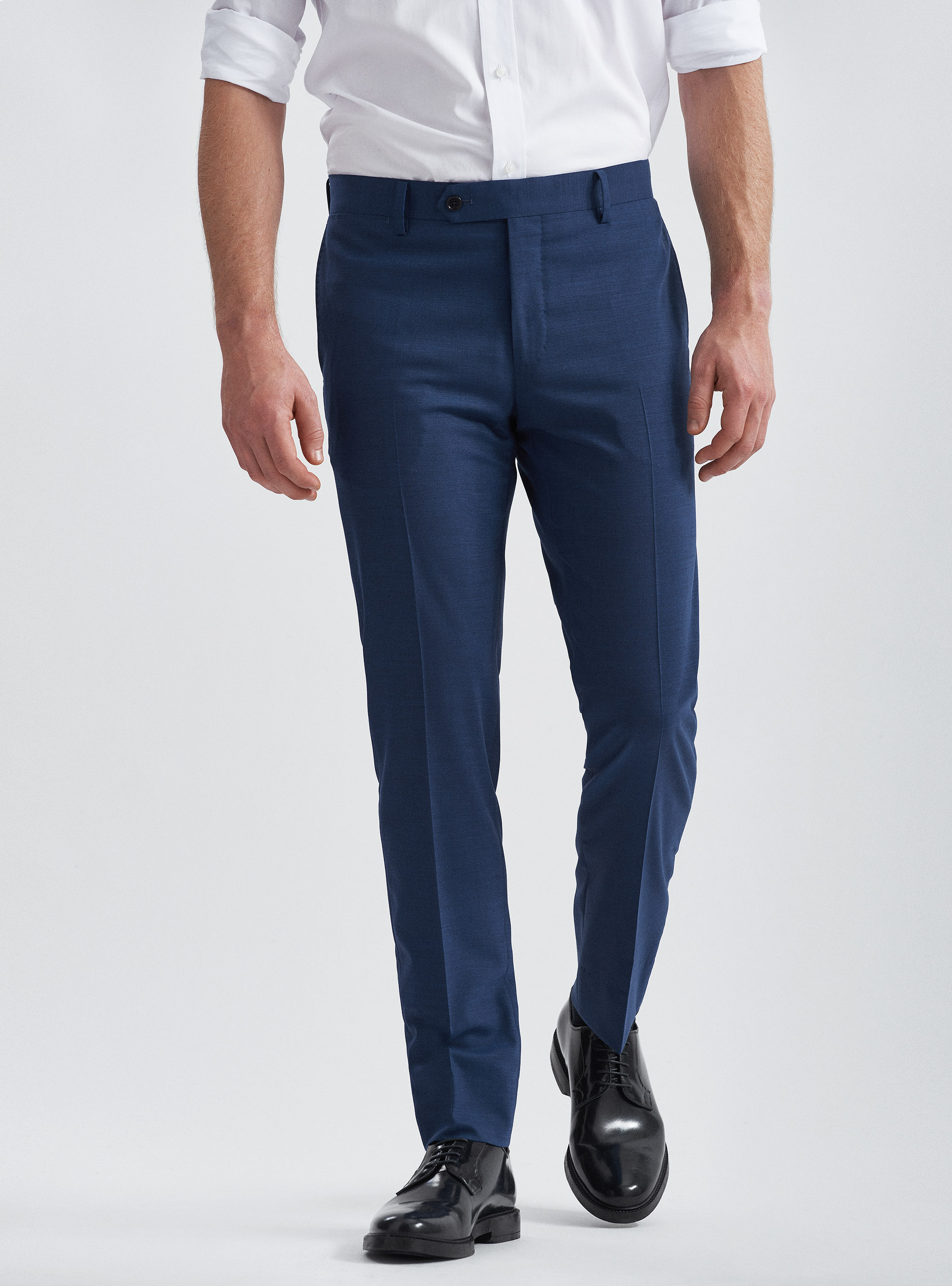 Fresh wool suit trousers, INK